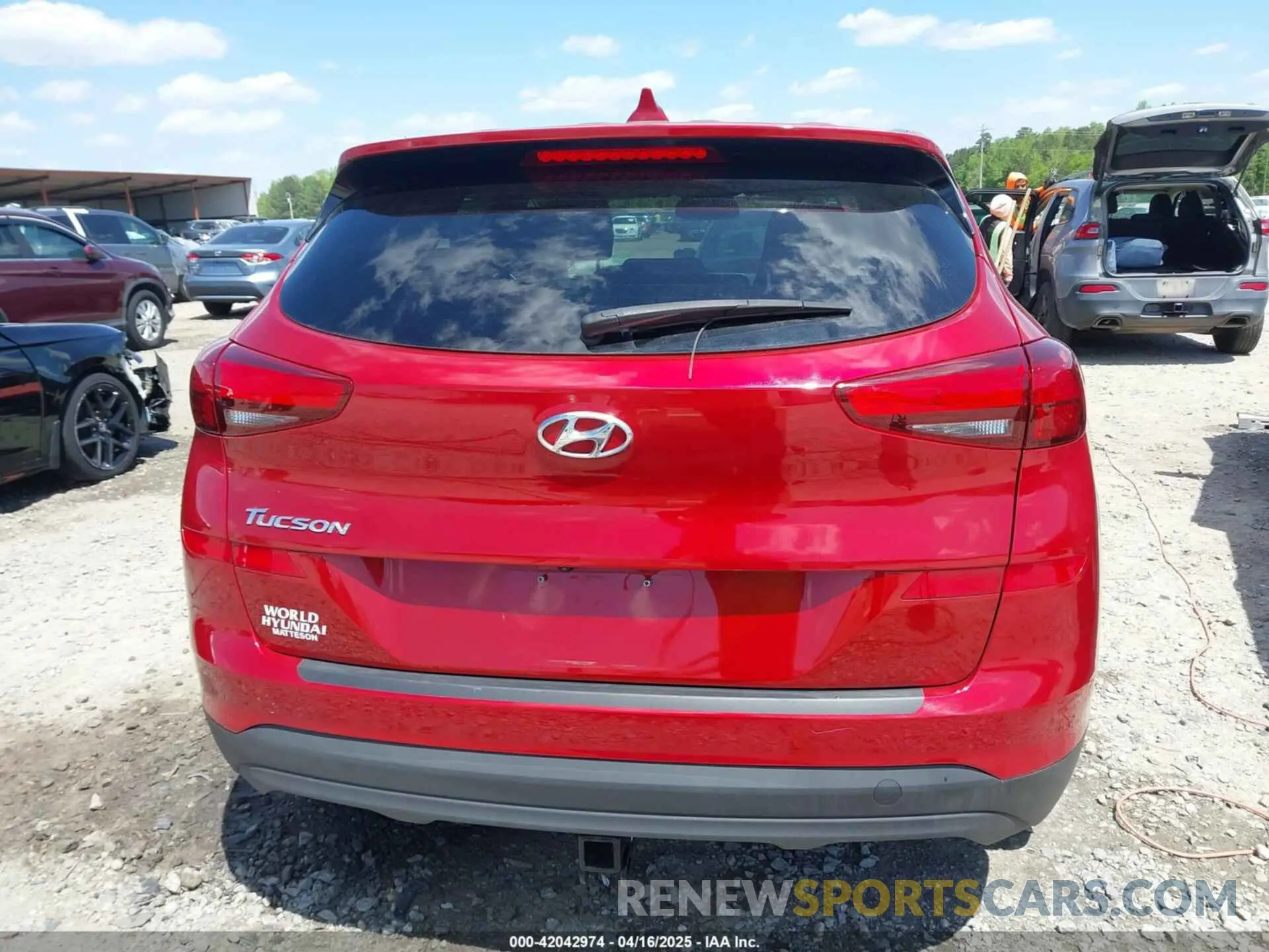 16 Photograph of a damaged car KM8J23A47MU379915 HYUNDAI TUCSON 2021
