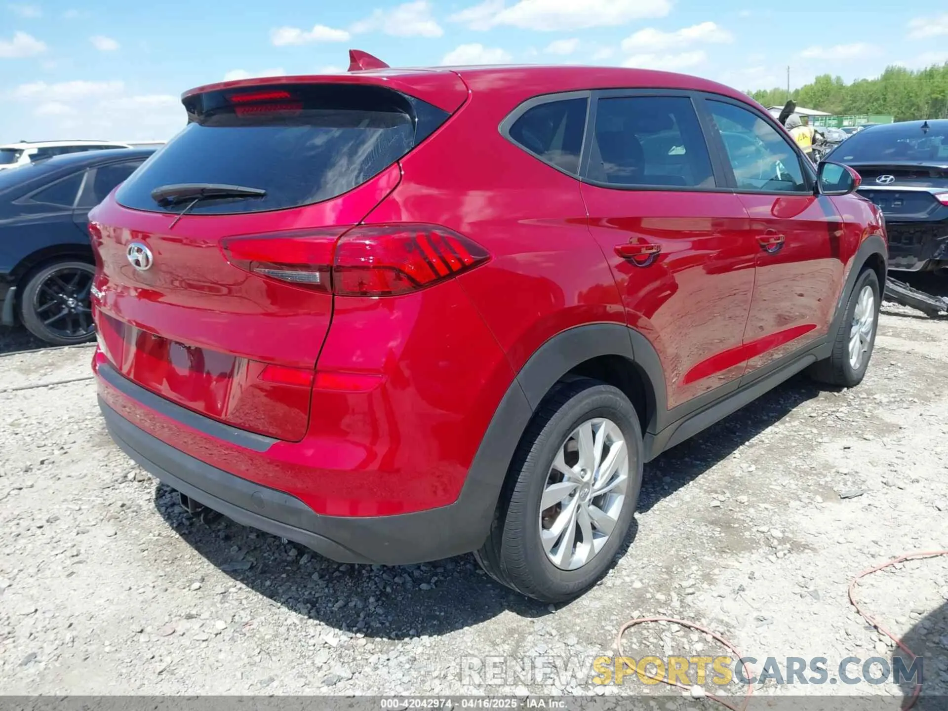 4 Photograph of a damaged car KM8J23A47MU379915 HYUNDAI TUCSON 2021