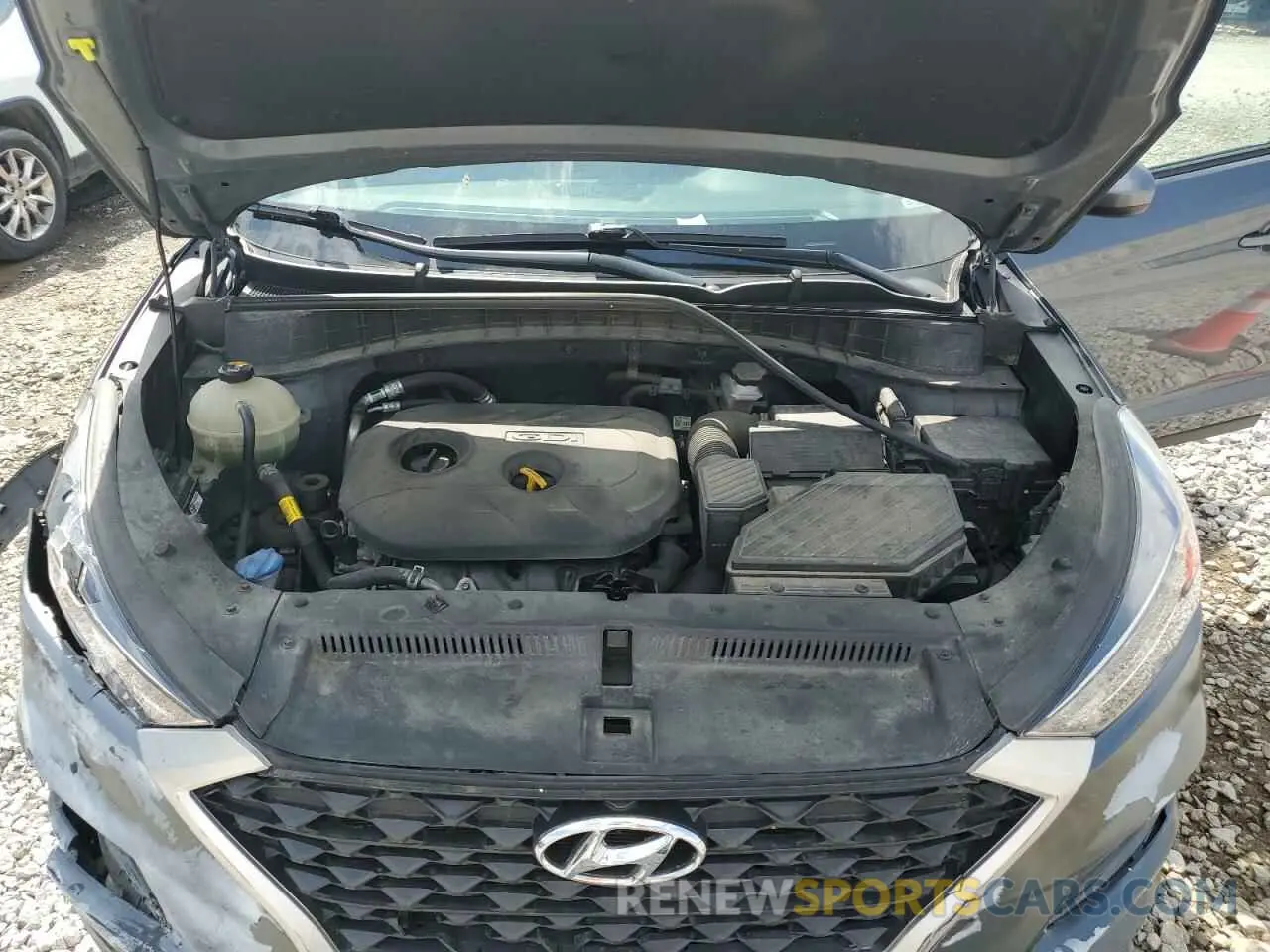 12 Photograph of a damaged car KM8J23A48MU299247 HYUNDAI TUCSON 2021