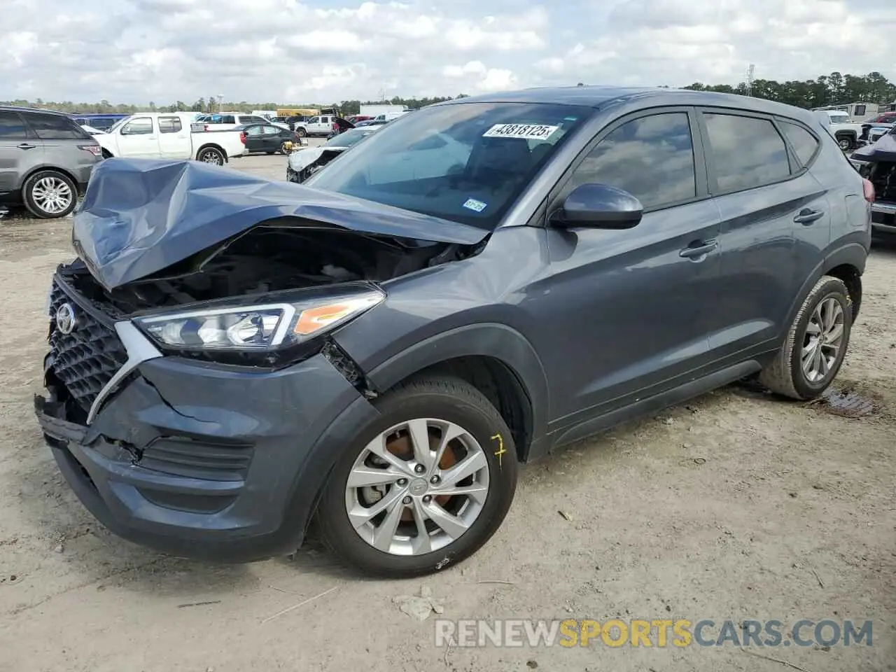 1 Photograph of a damaged car KM8J23A48MU310229 HYUNDAI TUCSON 2021