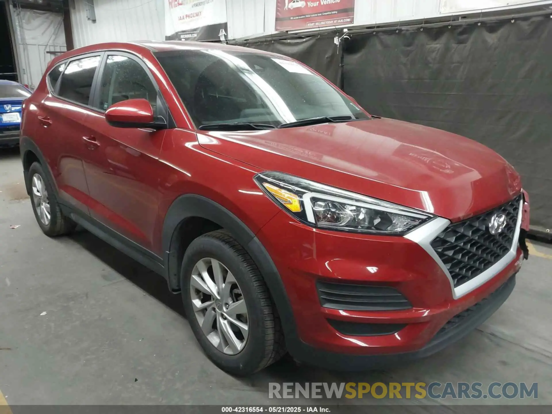 1 Photograph of a damaged car KM8J23A48MU364727 HYUNDAI TUCSON 2021