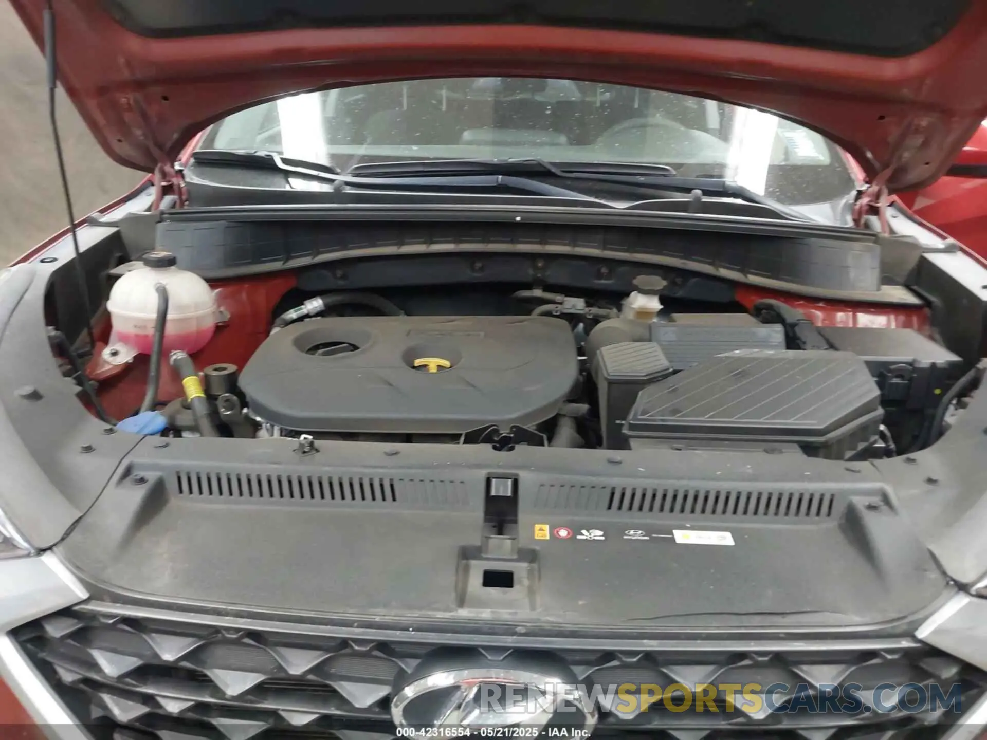 10 Photograph of a damaged car KM8J23A48MU364727 HYUNDAI TUCSON 2021