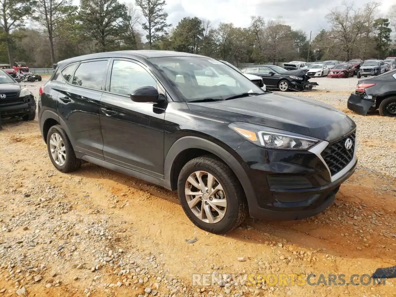 4 Photograph of a damaged car KM8J23A49MU290332 HYUNDAI TUCSON 2021