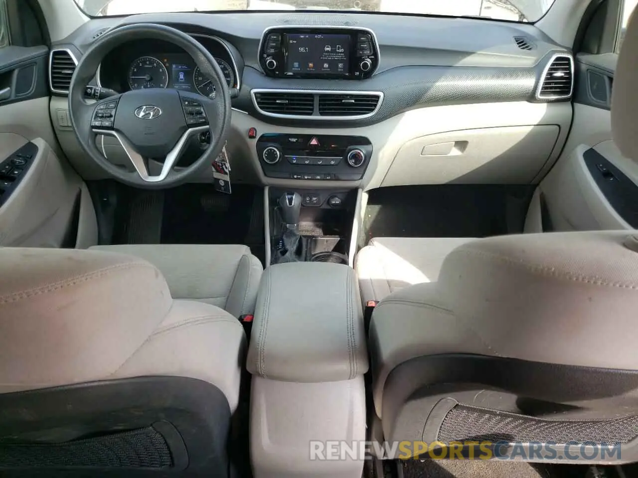 8 Photograph of a damaged car KM8J23A49MU290332 HYUNDAI TUCSON 2021