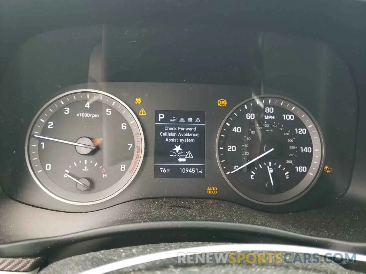 9 Photograph of a damaged car KM8J23A49MU290332 HYUNDAI TUCSON 2021