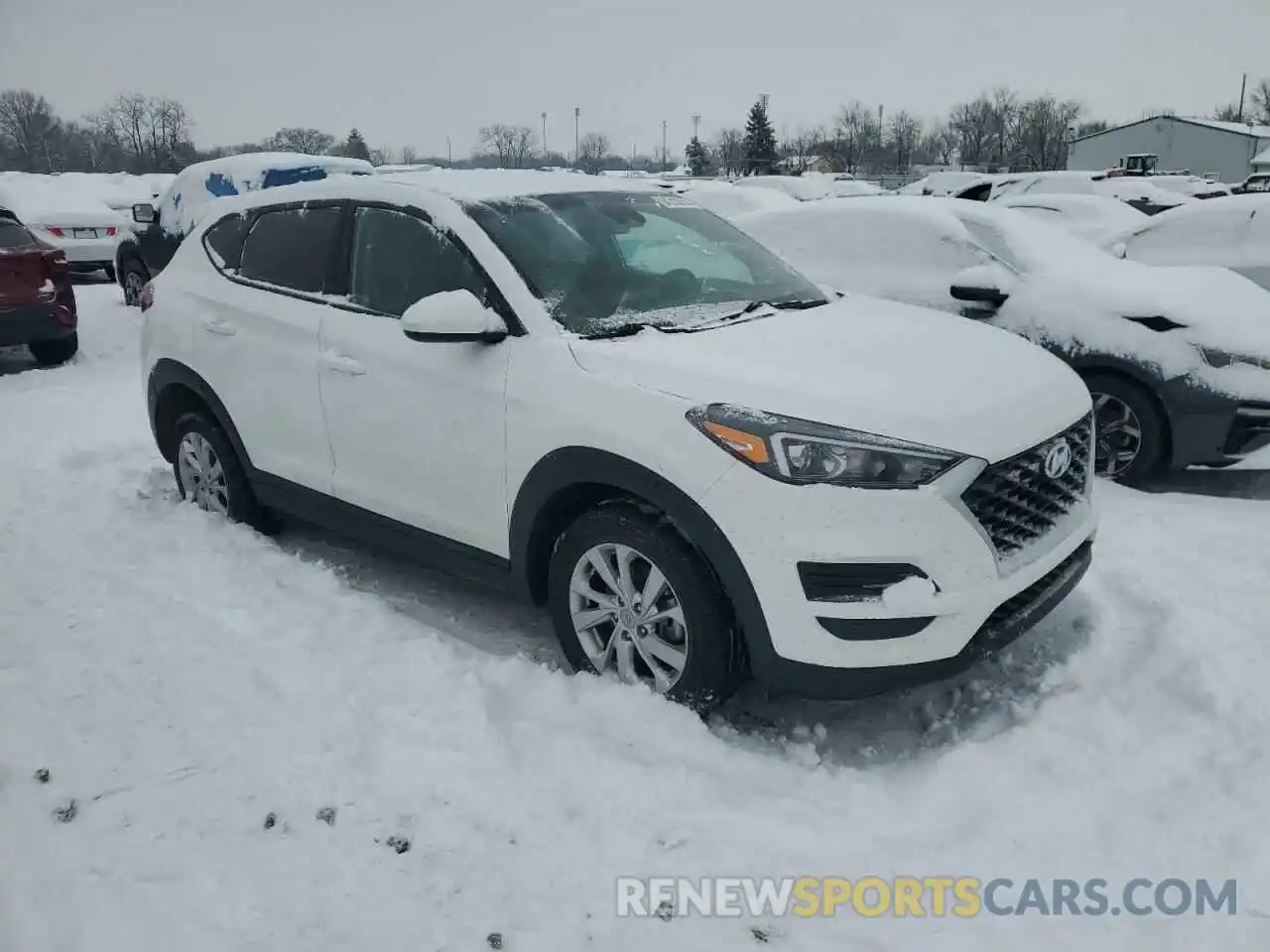 4 Photograph of a damaged car KM8J23A49MU330358 HYUNDAI TUCSON 2021