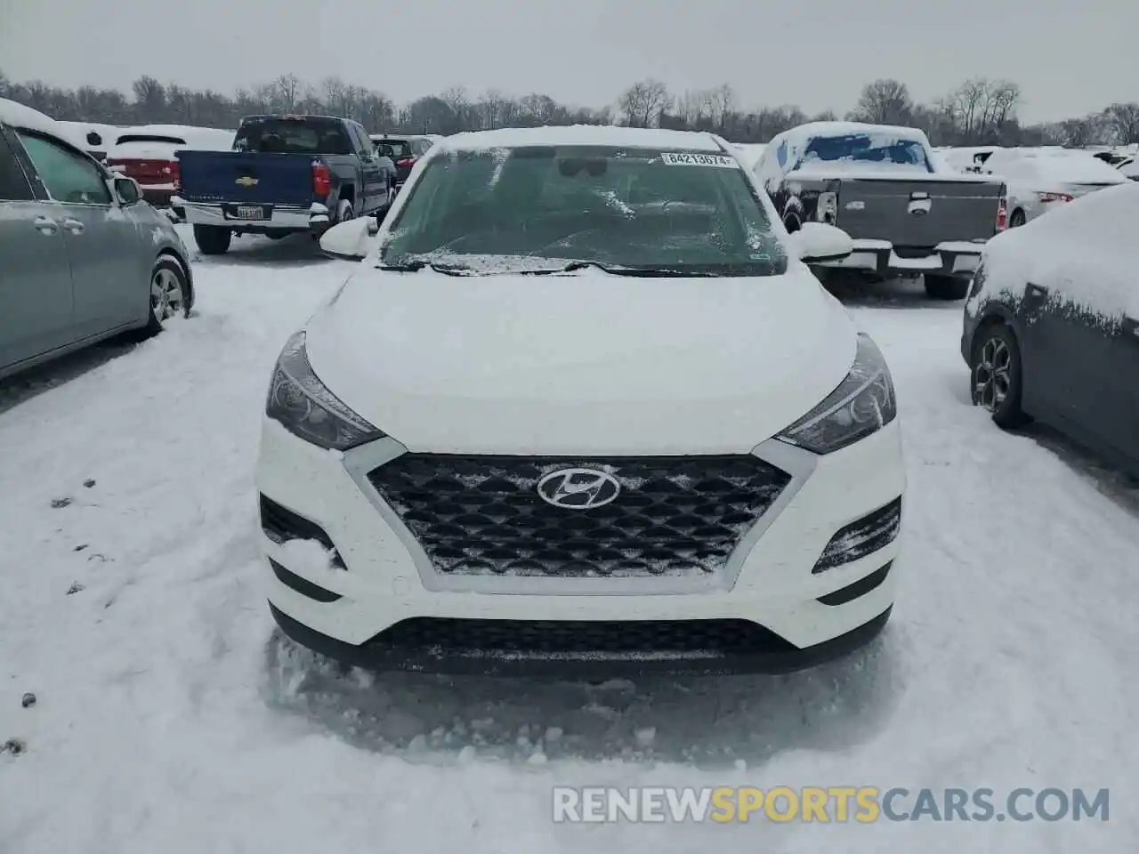 5 Photograph of a damaged car KM8J23A49MU330358 HYUNDAI TUCSON 2021