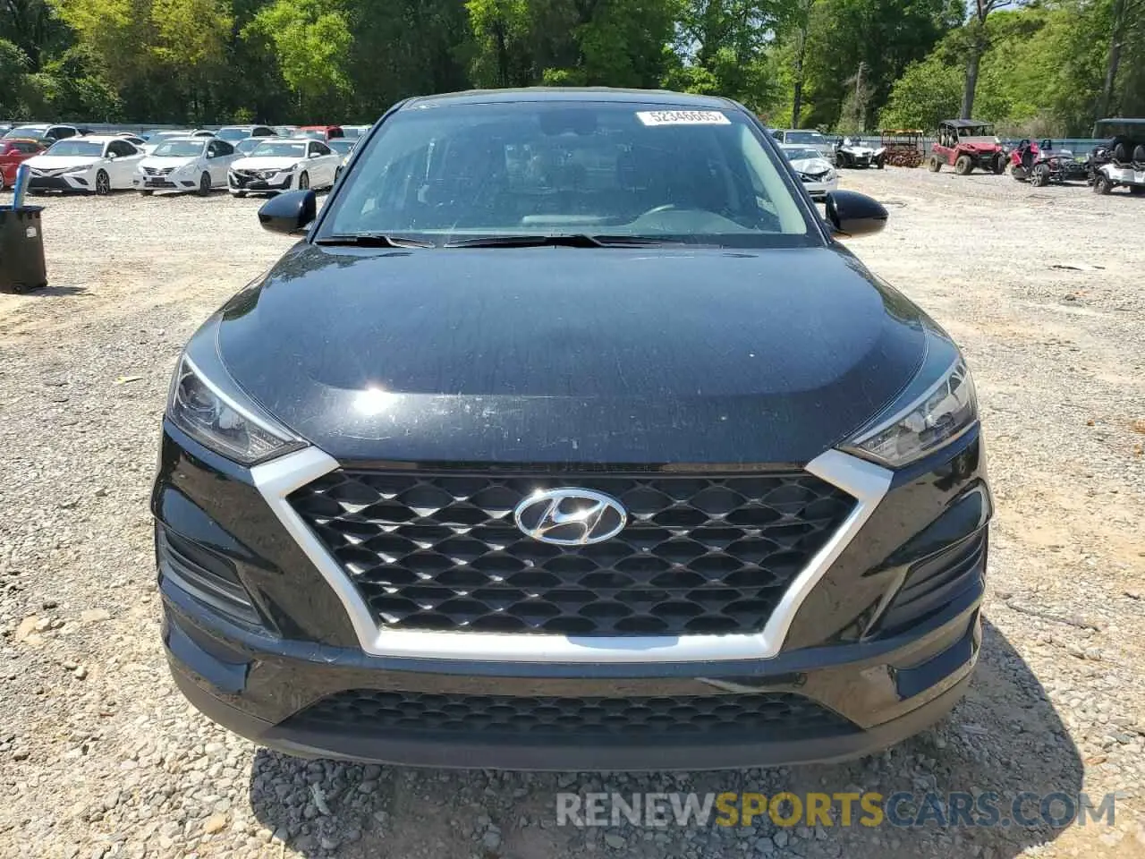 5 Photograph of a damaged car KM8J23A49MU360430 HYUNDAI TUCSON 2021