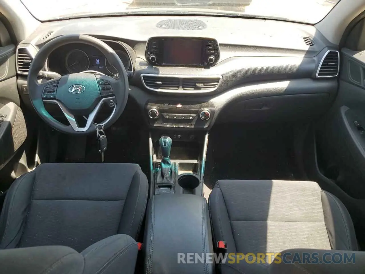 8 Photograph of a damaged car KM8J23A49MU360430 HYUNDAI TUCSON 2021