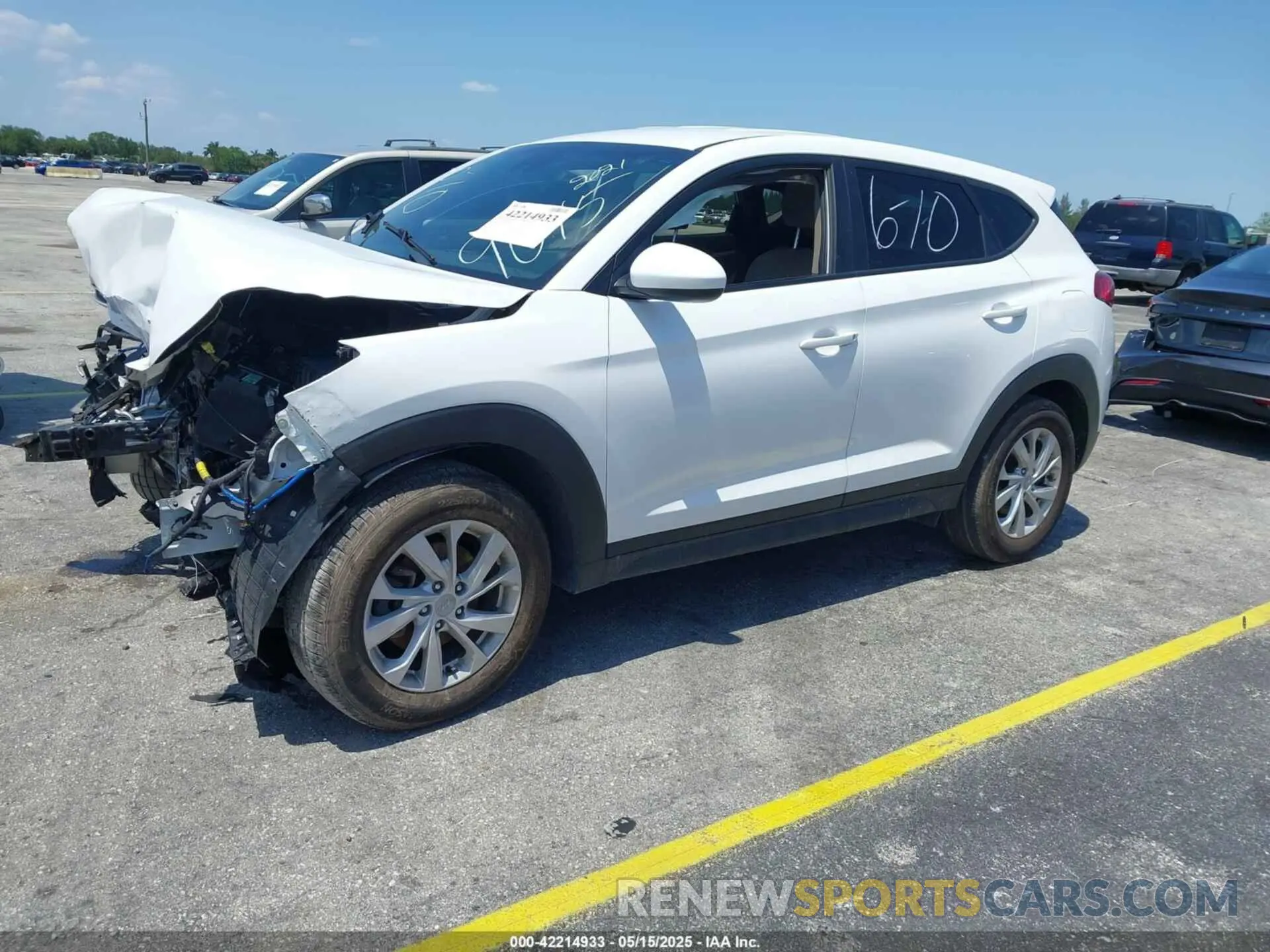 2 Photograph of a damaged car KM8J23A4XMU319045 HYUNDAI TUCSON 2021