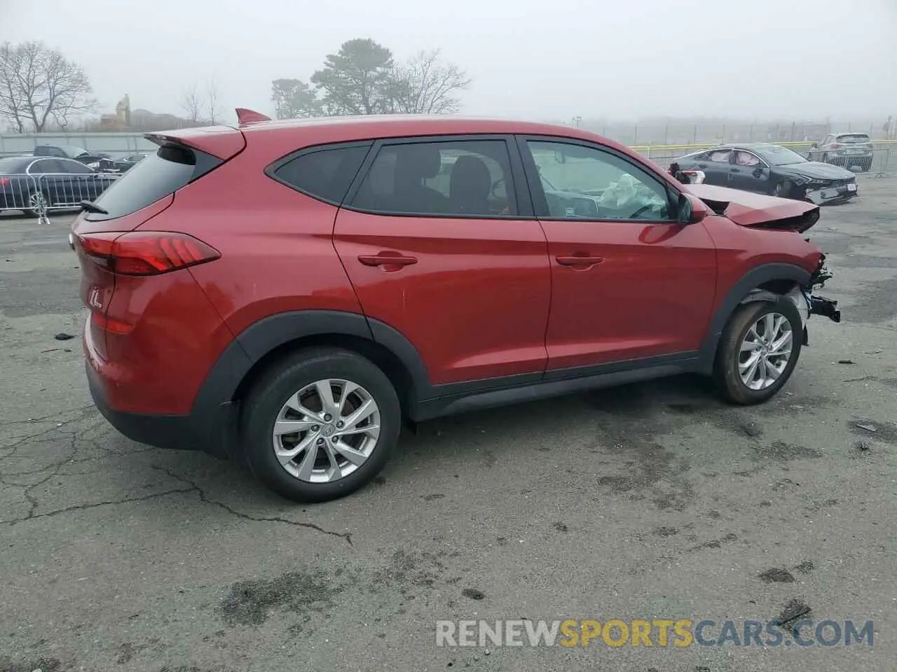 3 Photograph of a damaged car KM8J2CA40MU345525 HYUNDAI TUCSON 2021