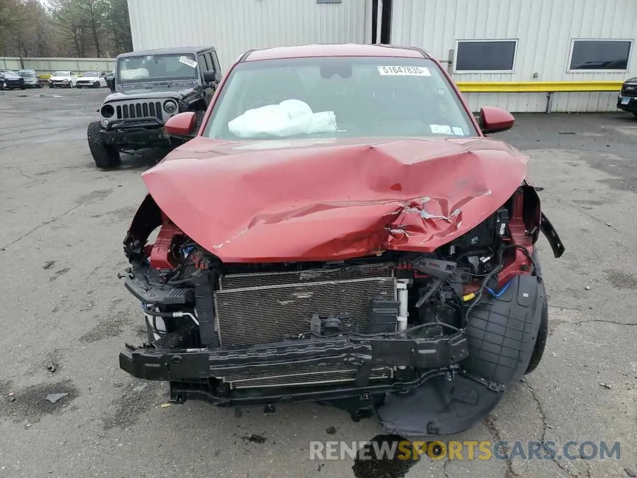 5 Photograph of a damaged car KM8J2CA40MU345525 HYUNDAI TUCSON 2021