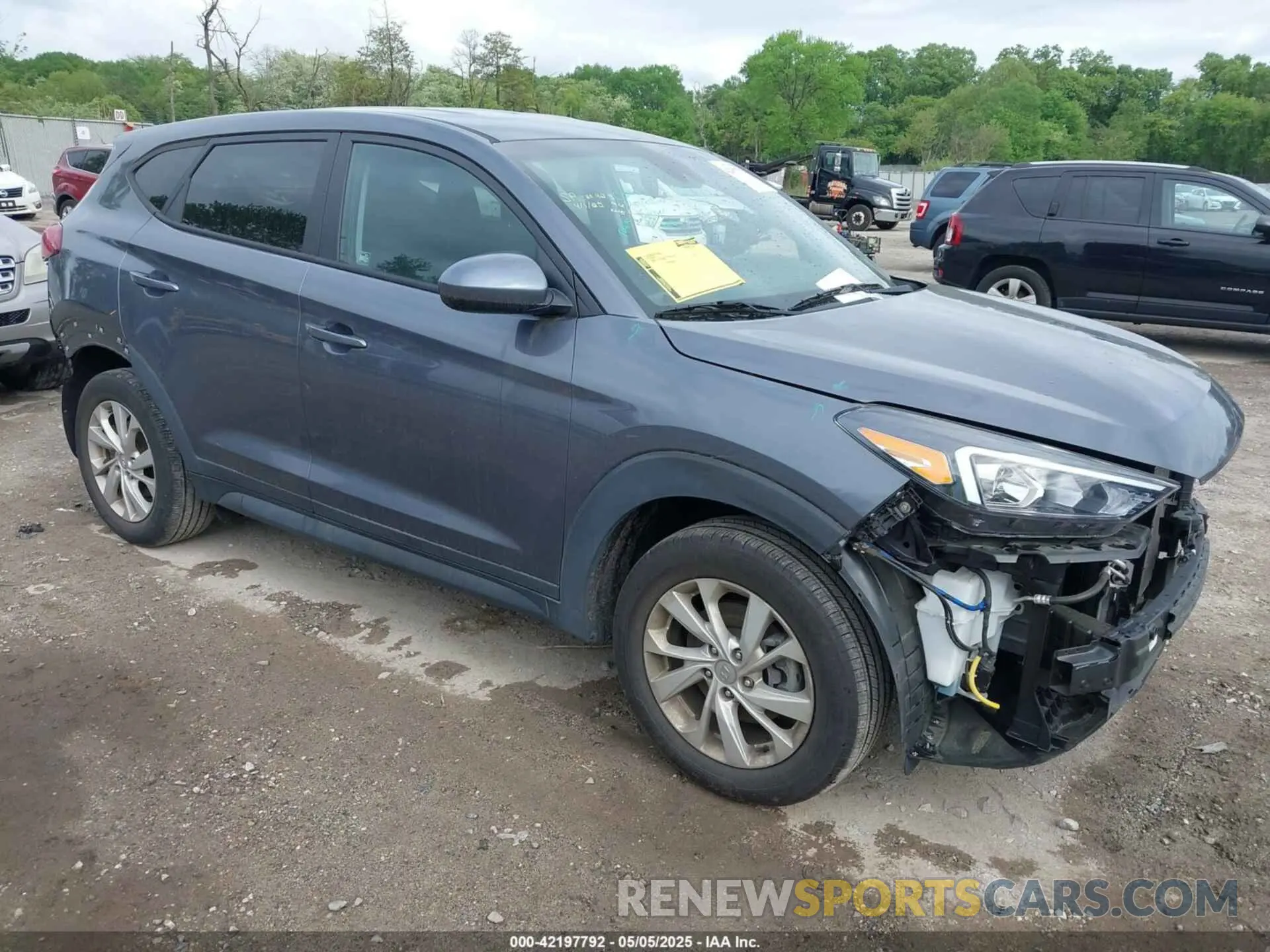 1 Photograph of a damaged car KM8J2CA40MU369680 HYUNDAI TUCSON 2021
