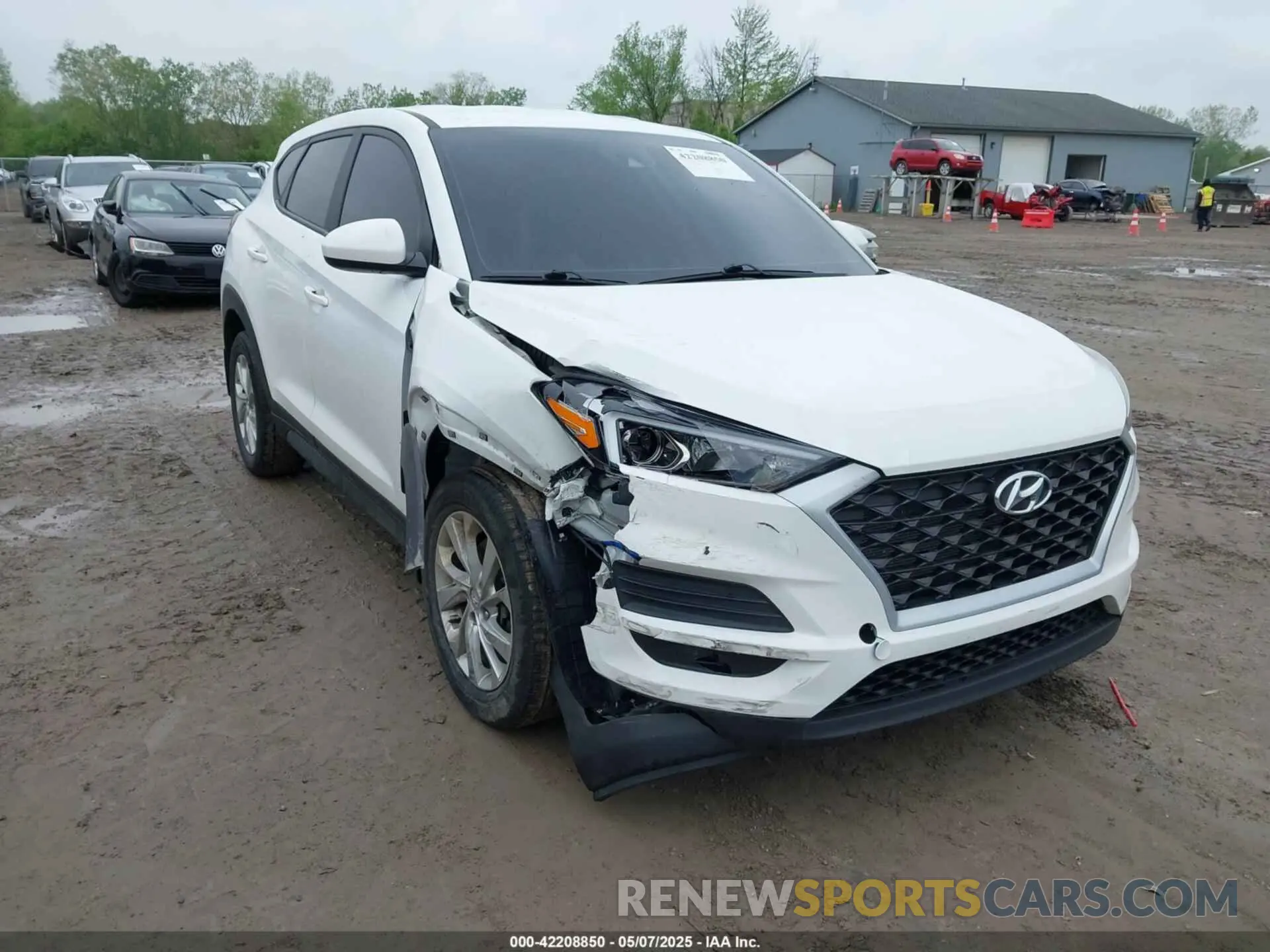 1 Photograph of a damaged car KM8J2CA41MU286484 HYUNDAI TUCSON 2021