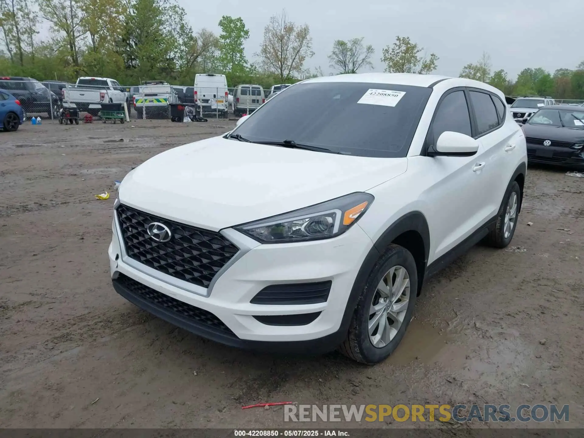 2 Photograph of a damaged car KM8J2CA41MU286484 HYUNDAI TUCSON 2021