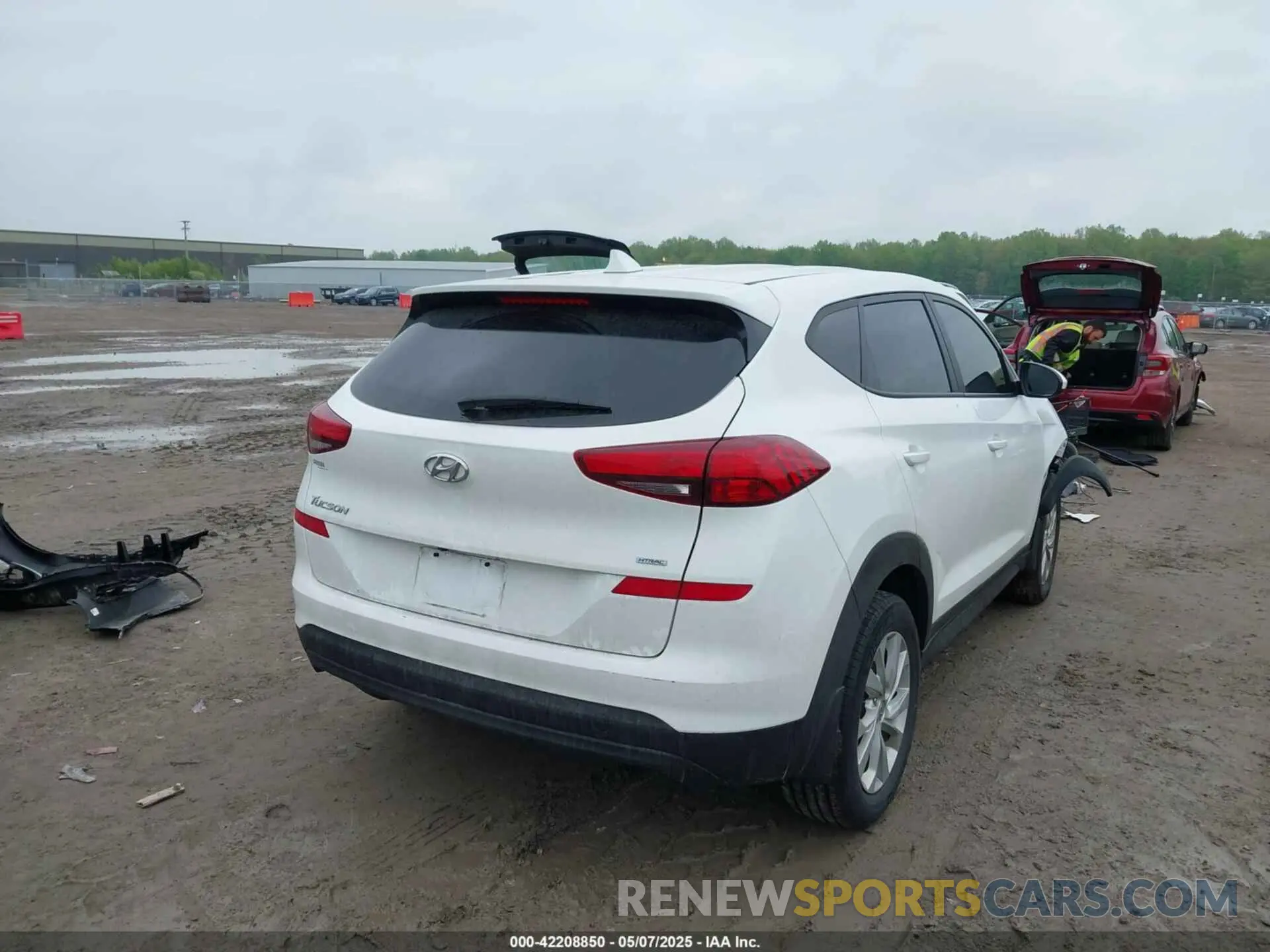 4 Photograph of a damaged car KM8J2CA41MU286484 HYUNDAI TUCSON 2021