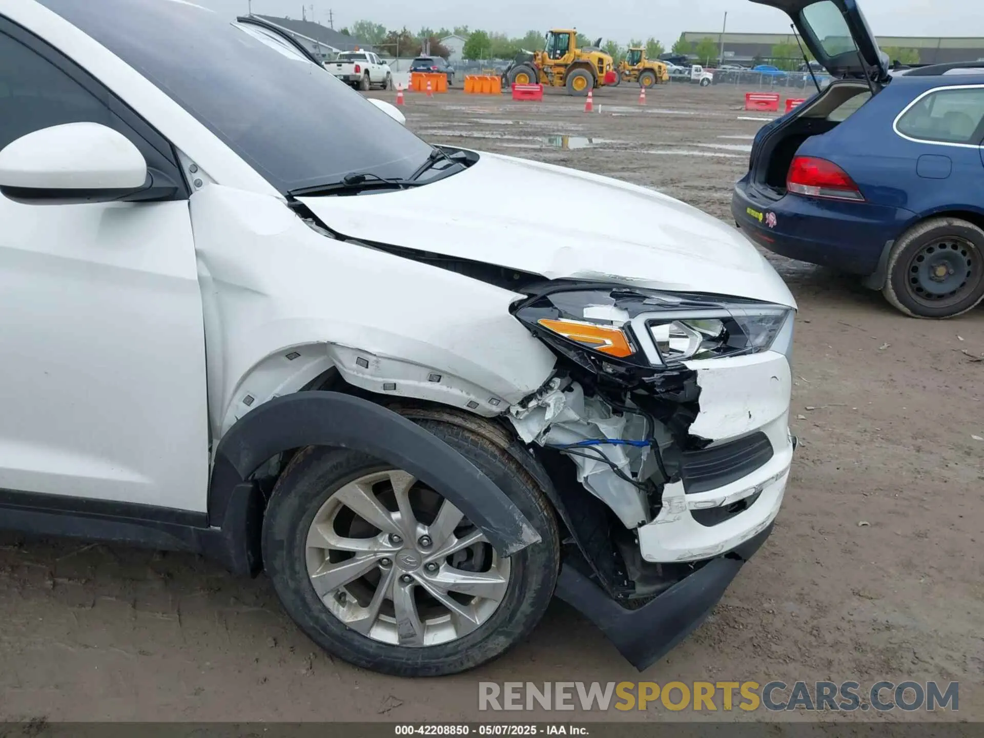 6 Photograph of a damaged car KM8J2CA41MU286484 HYUNDAI TUCSON 2021