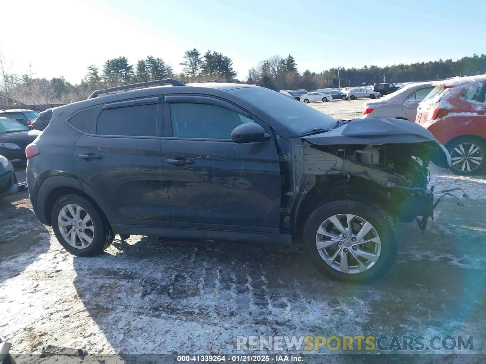 14 Photograph of a damaged car KM8J2CA42MU368157 HYUNDAI TUCSON 2021