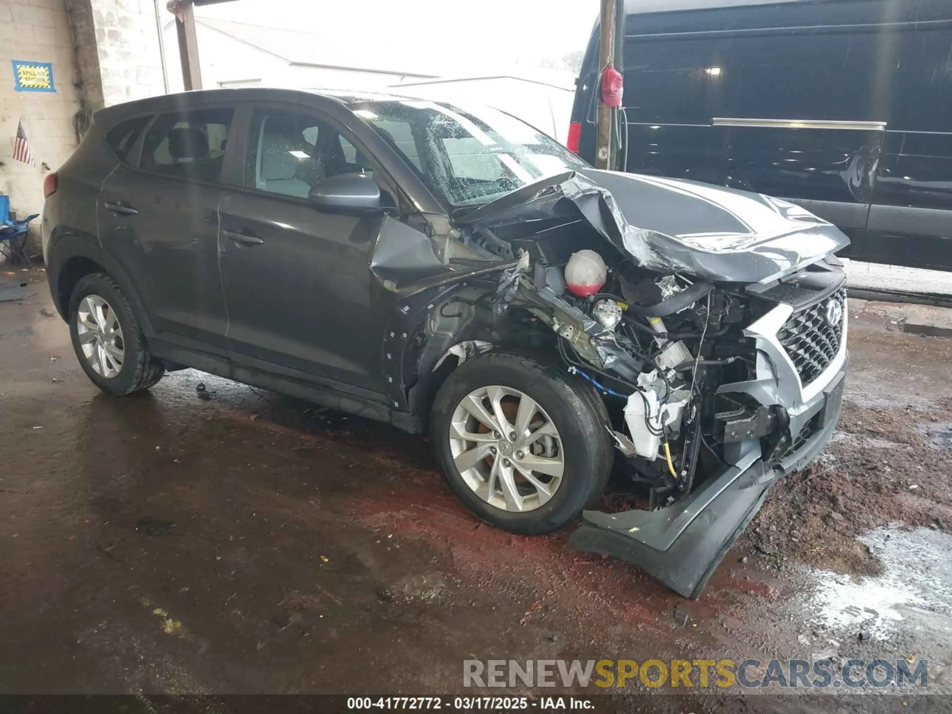 1 Photograph of a damaged car KM8J2CA42MU387677 HYUNDAI TUCSON 2021