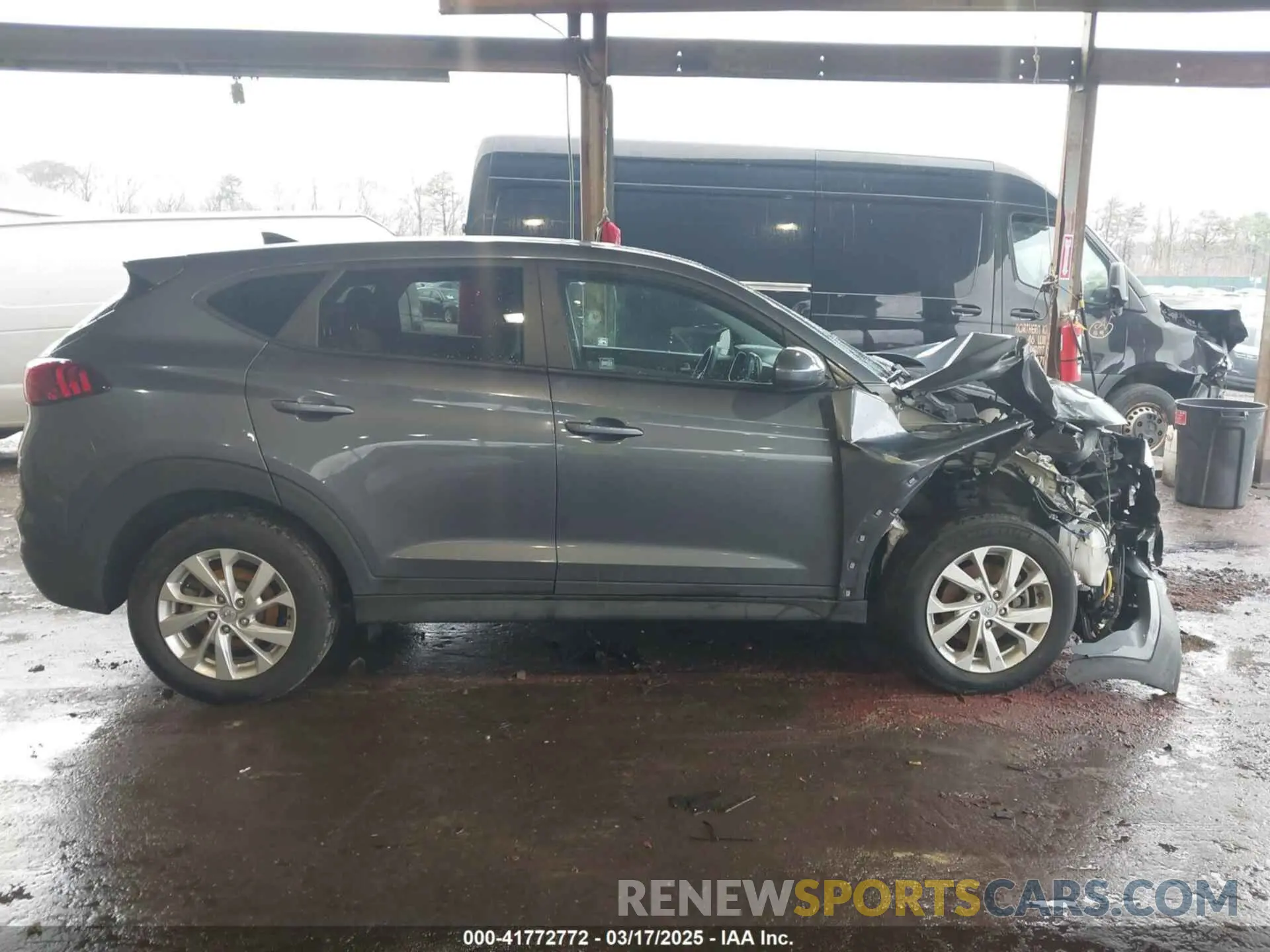 14 Photograph of a damaged car KM8J2CA42MU387677 HYUNDAI TUCSON 2021