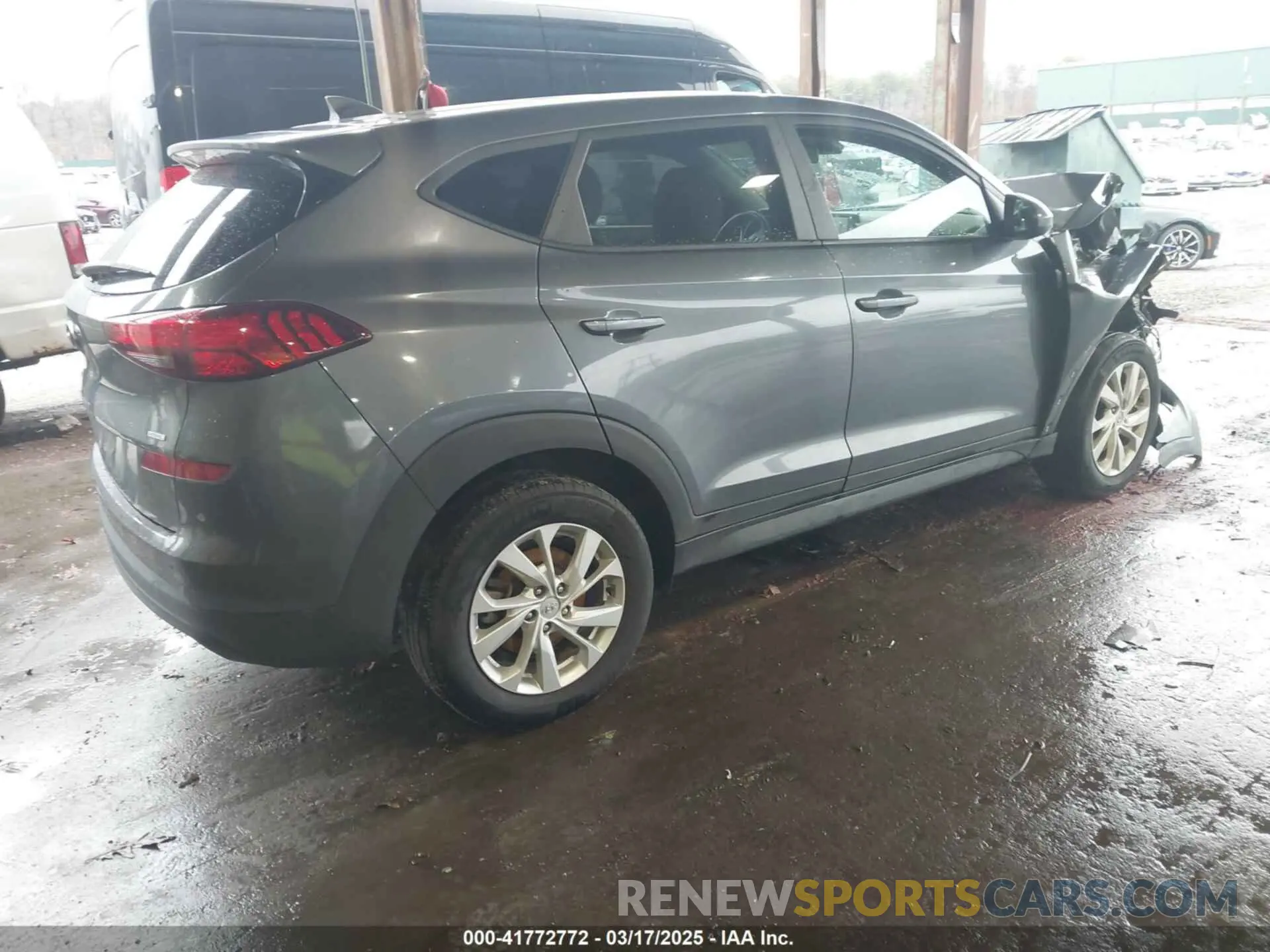 4 Photograph of a damaged car KM8J2CA42MU387677 HYUNDAI TUCSON 2021