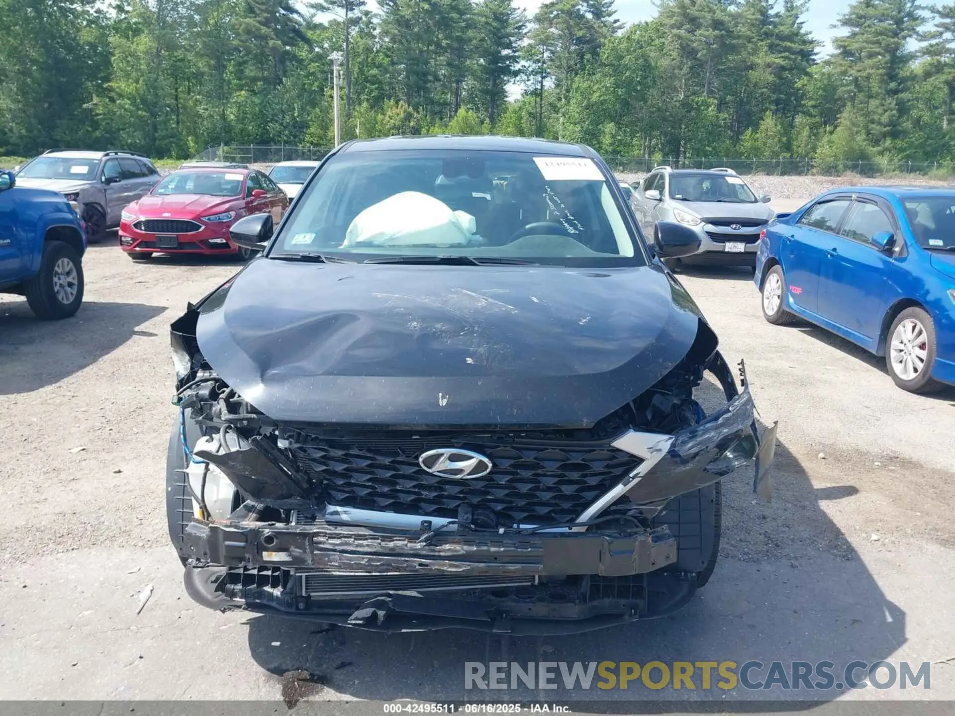 13 Photograph of a damaged car KM8J2CA43MU383007 HYUNDAI TUCSON 2021
