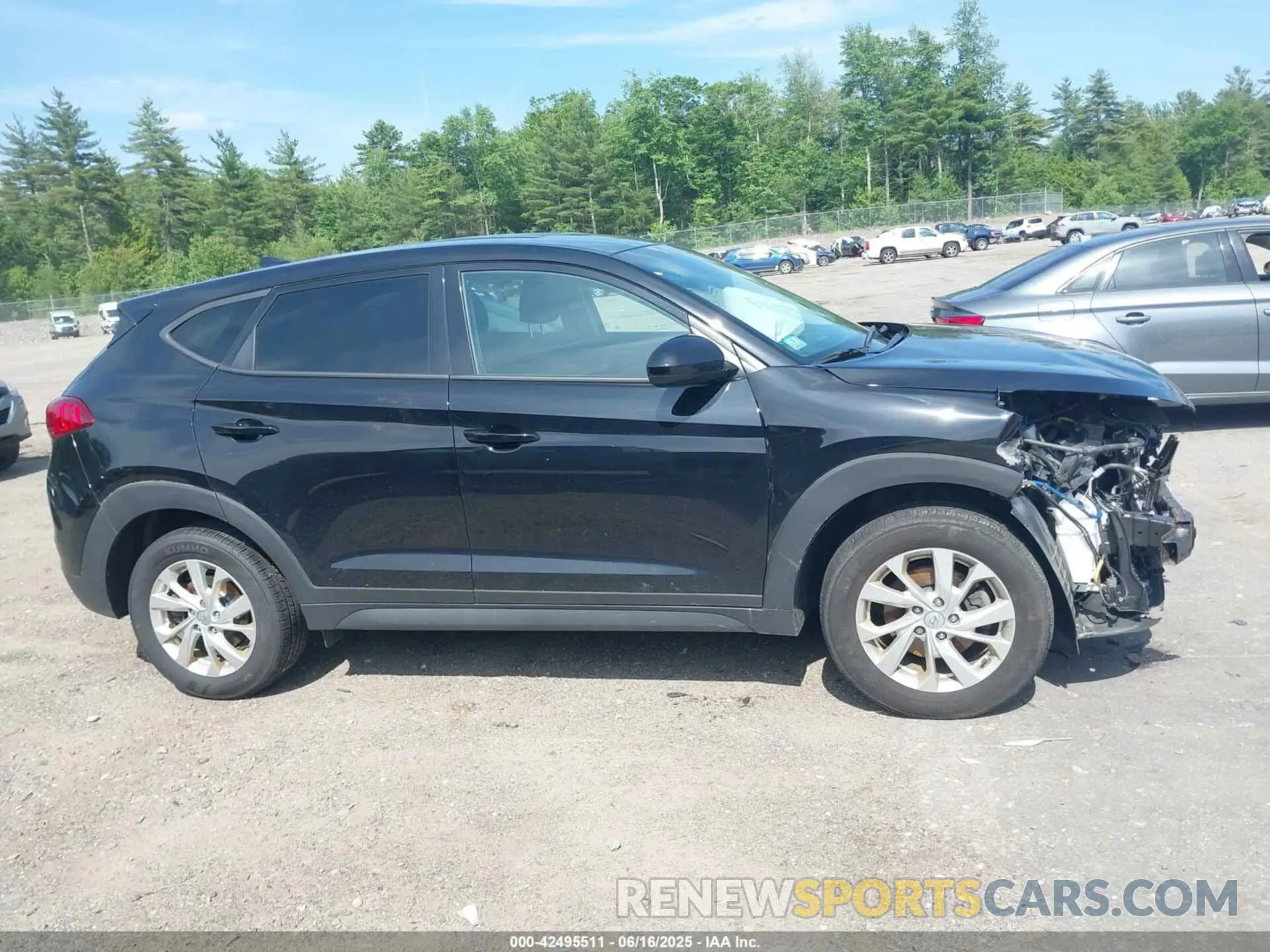 14 Photograph of a damaged car KM8J2CA43MU383007 HYUNDAI TUCSON 2021
