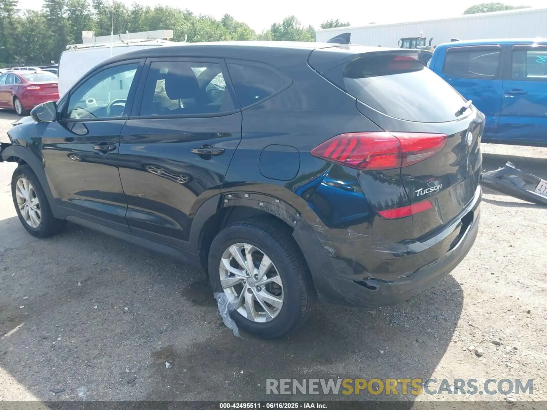 3 Photograph of a damaged car KM8J2CA43MU383007 HYUNDAI TUCSON 2021