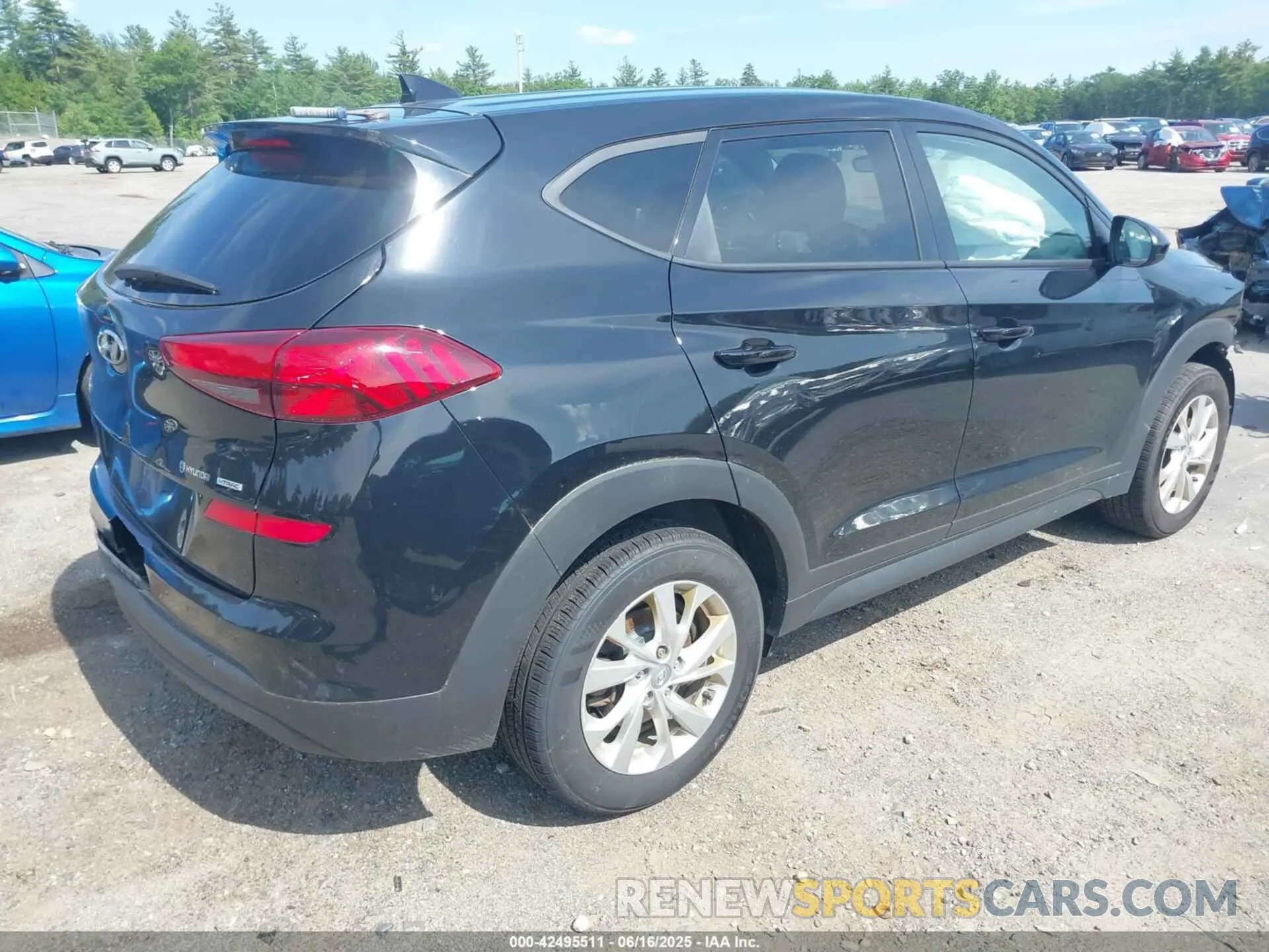 4 Photograph of a damaged car KM8J2CA43MU383007 HYUNDAI TUCSON 2021