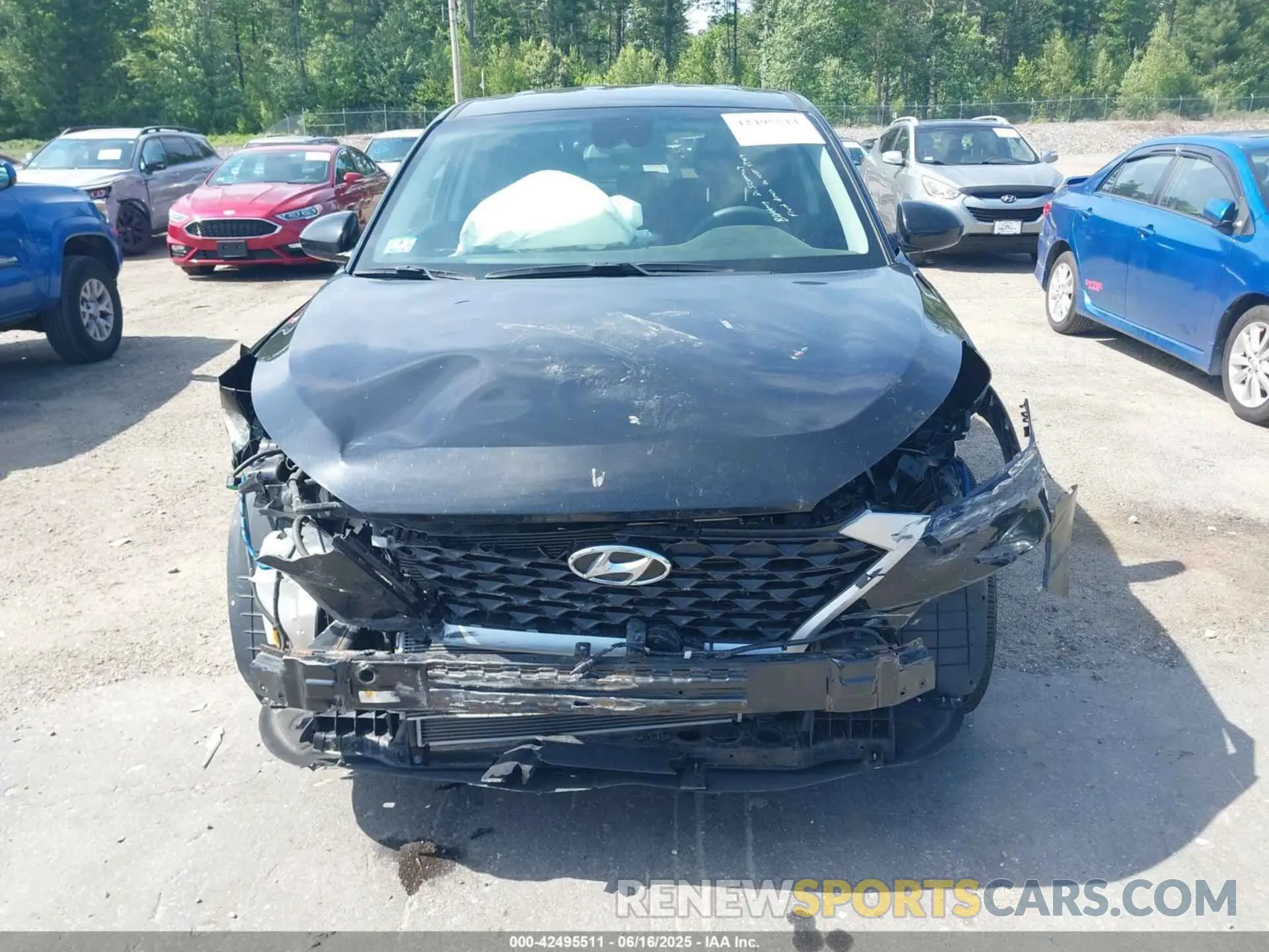 6 Photograph of a damaged car KM8J2CA43MU383007 HYUNDAI TUCSON 2021