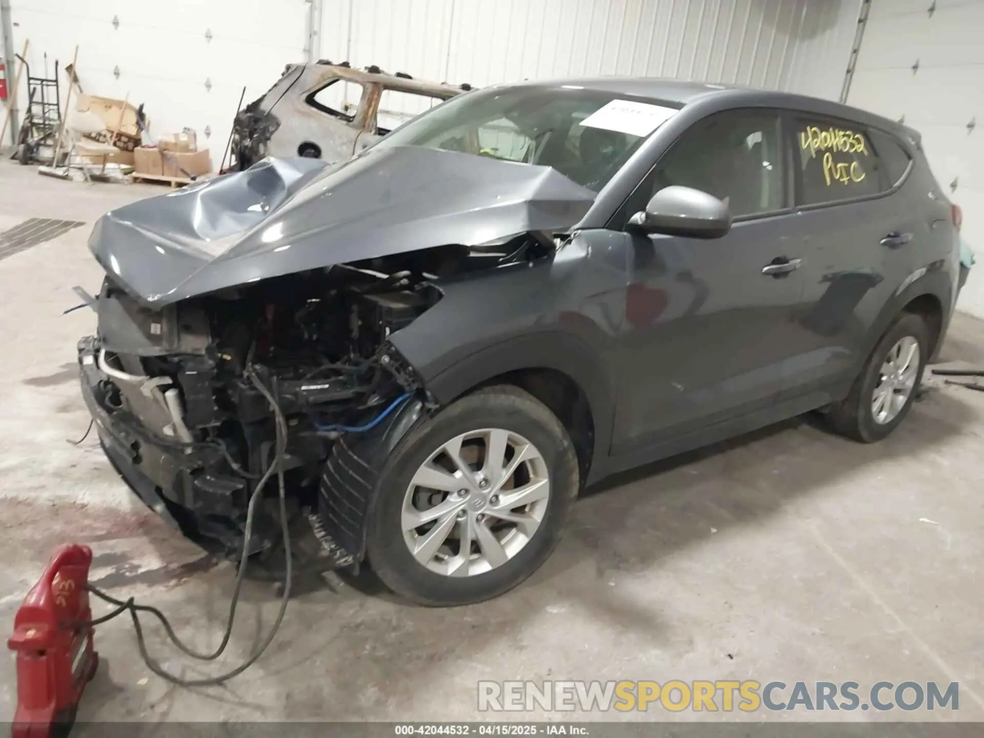 2 Photograph of a damaged car KM8J2CA44MU286138 HYUNDAI TUCSON 2021