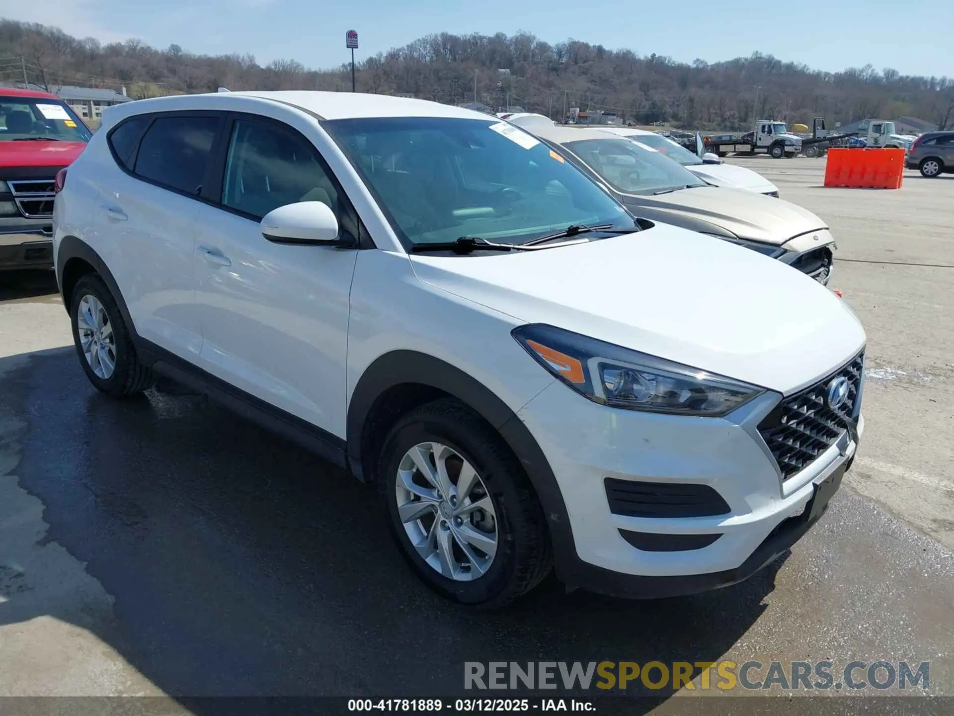 1 Photograph of a damaged car KM8J2CA44MU290013 HYUNDAI TUCSON 2021