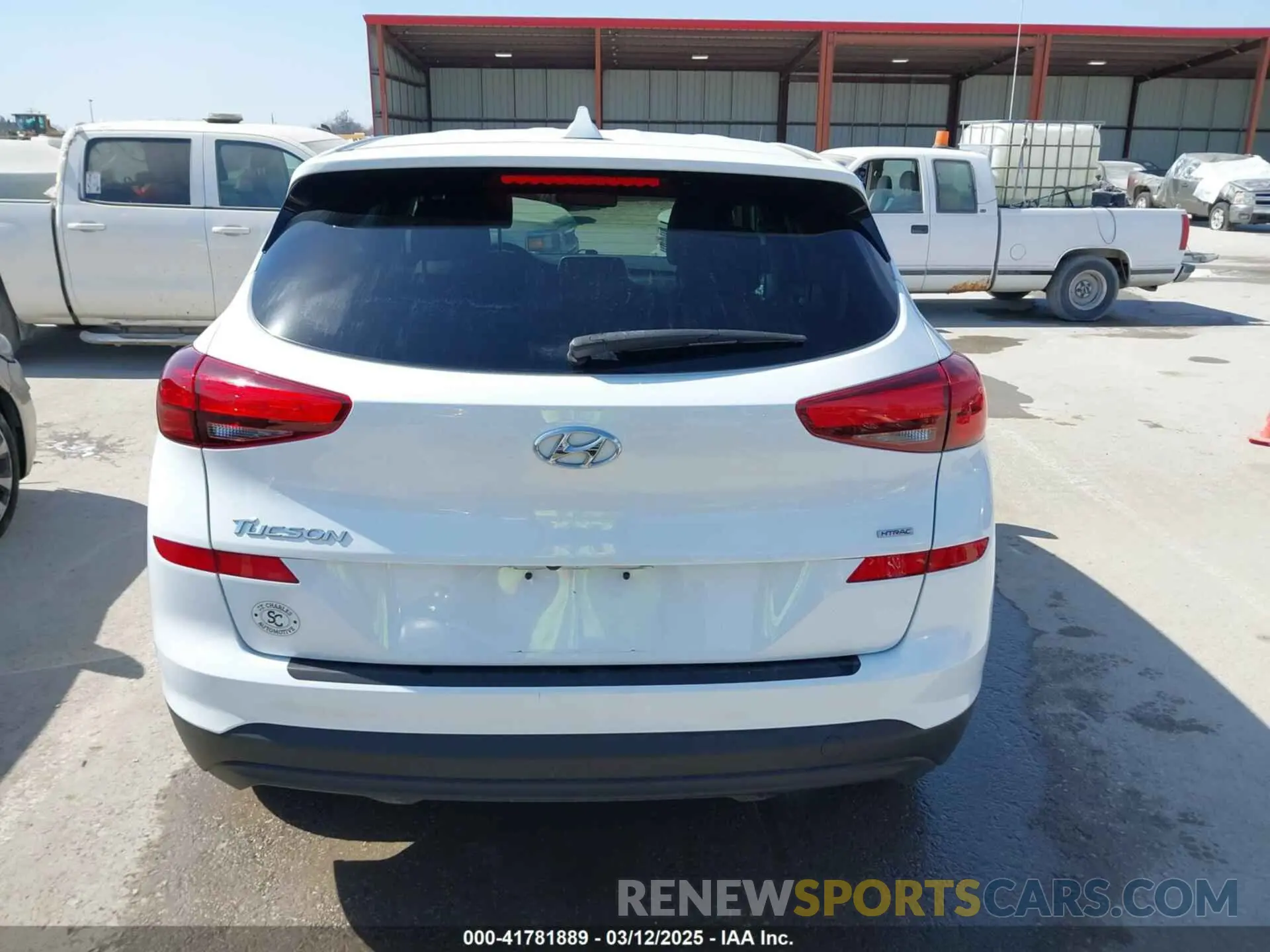 16 Photograph of a damaged car KM8J2CA44MU290013 HYUNDAI TUCSON 2021