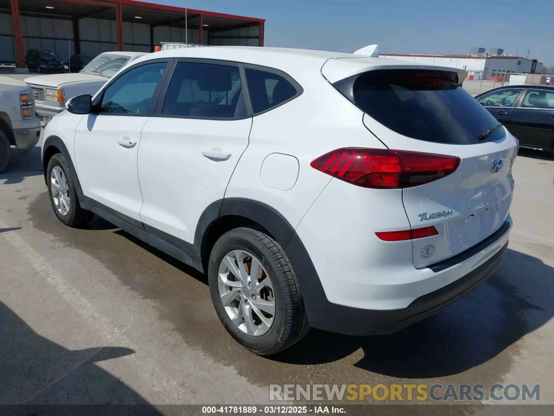 3 Photograph of a damaged car KM8J2CA44MU290013 HYUNDAI TUCSON 2021
