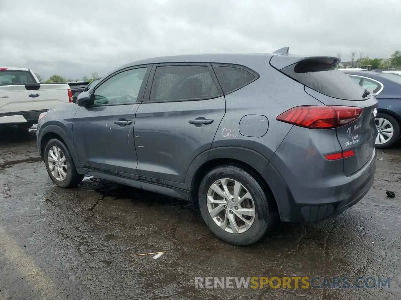 2 Photograph of a damaged car KM8J2CA44MU372937 HYUNDAI TUCSON 2021