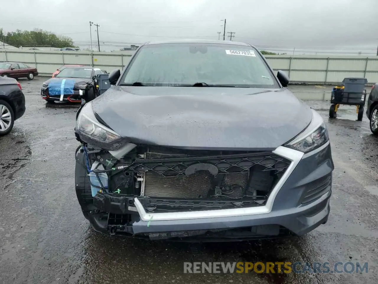 5 Photograph of a damaged car KM8J2CA44MU372937 HYUNDAI TUCSON 2021