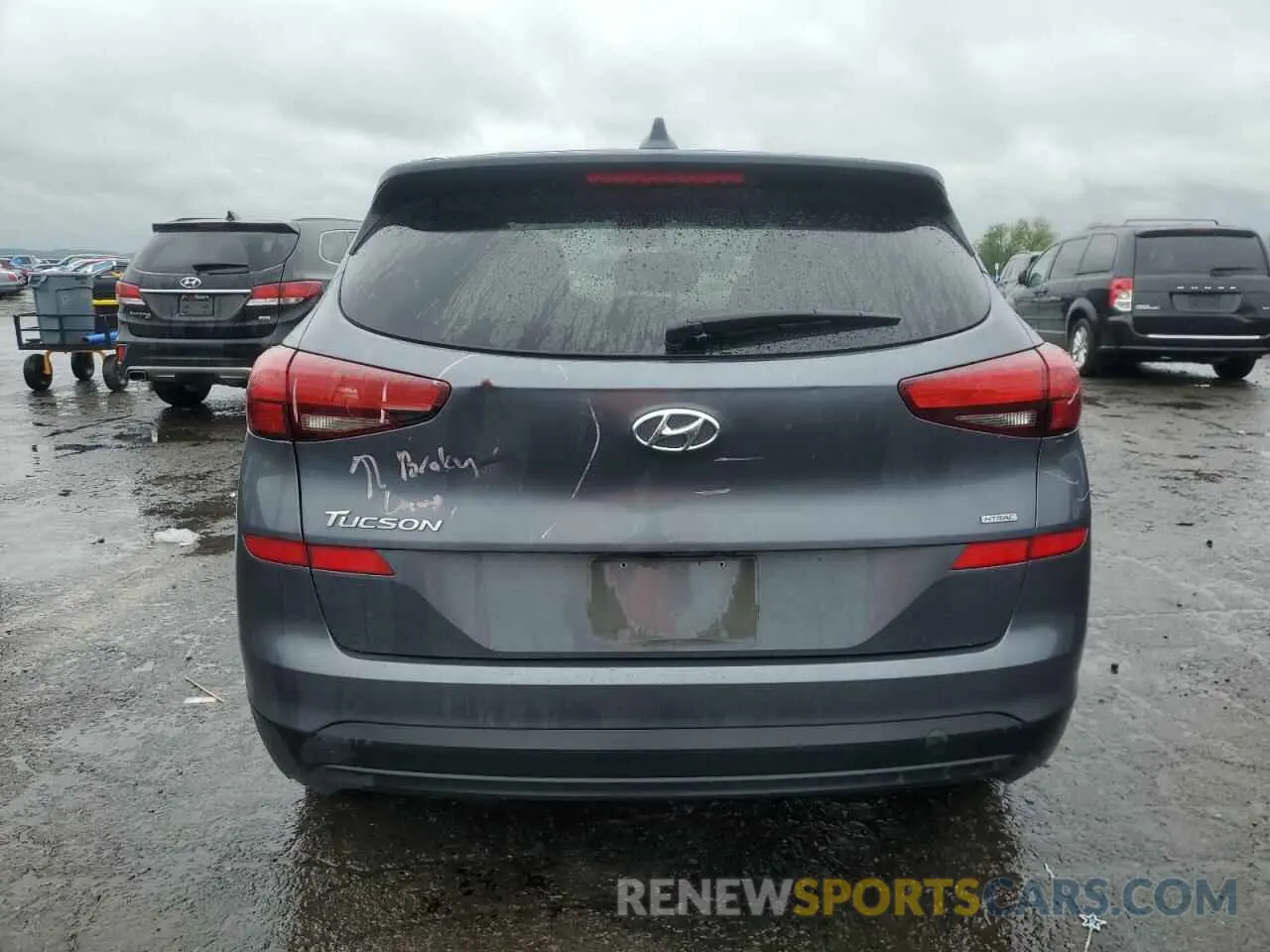 6 Photograph of a damaged car KM8J2CA44MU372937 HYUNDAI TUCSON 2021