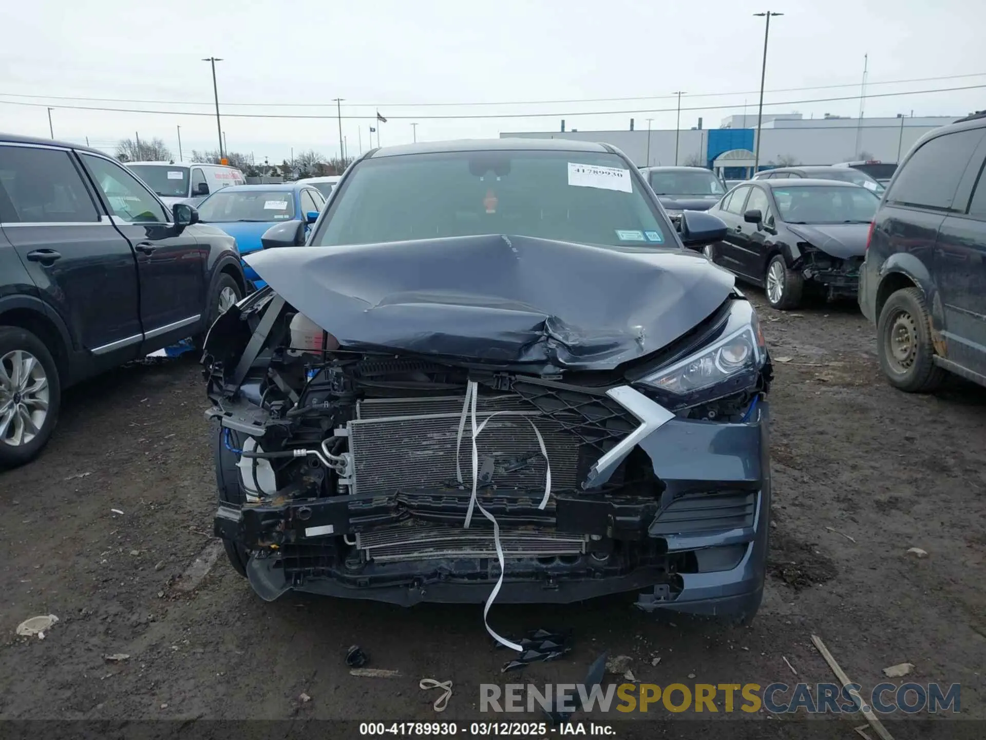 13 Photograph of a damaged car KM8J2CA45MU373000 HYUNDAI TUCSON 2021