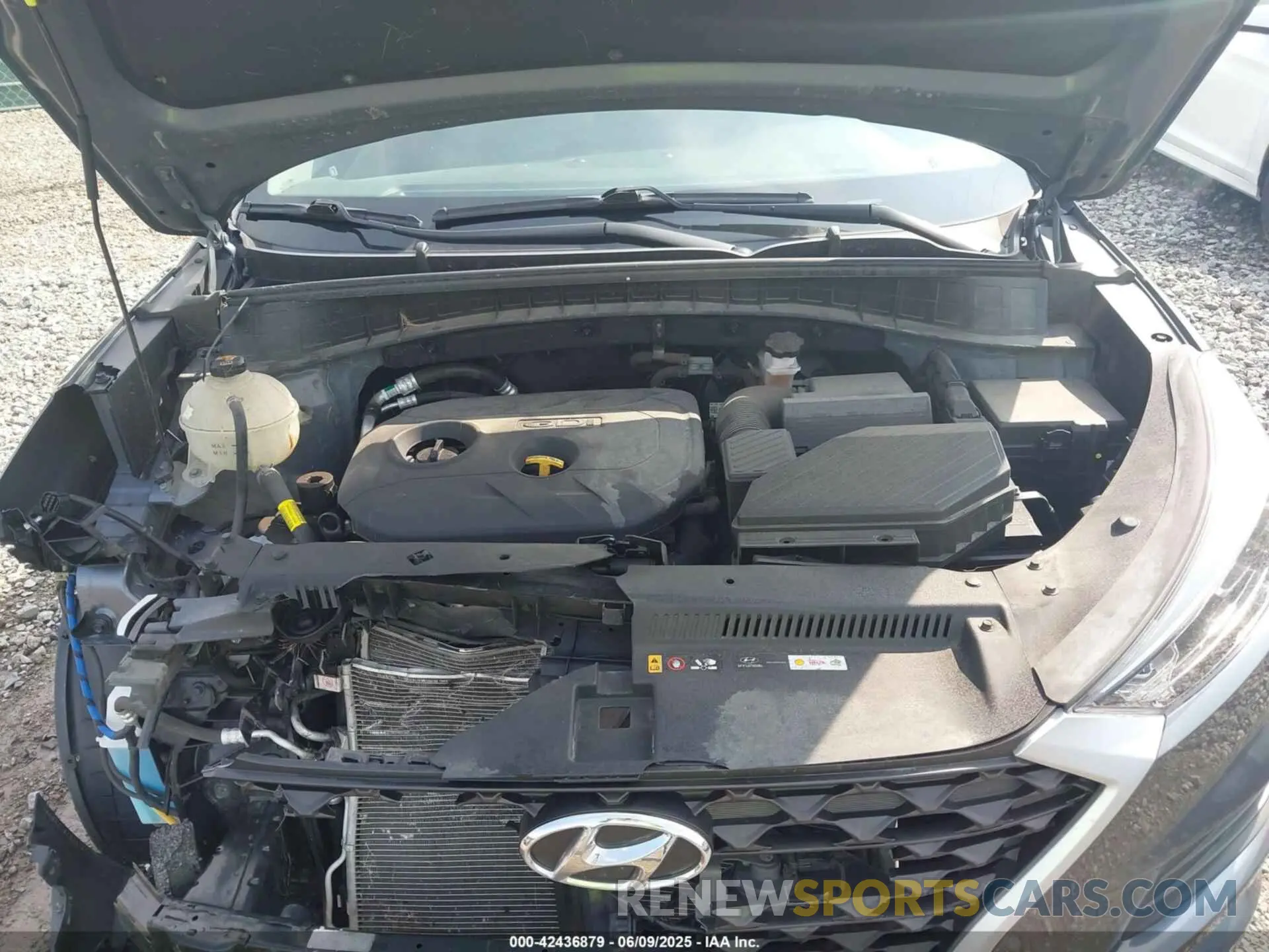 10 Photograph of a damaged car KM8J2CA46MU296105 HYUNDAI TUCSON 2021