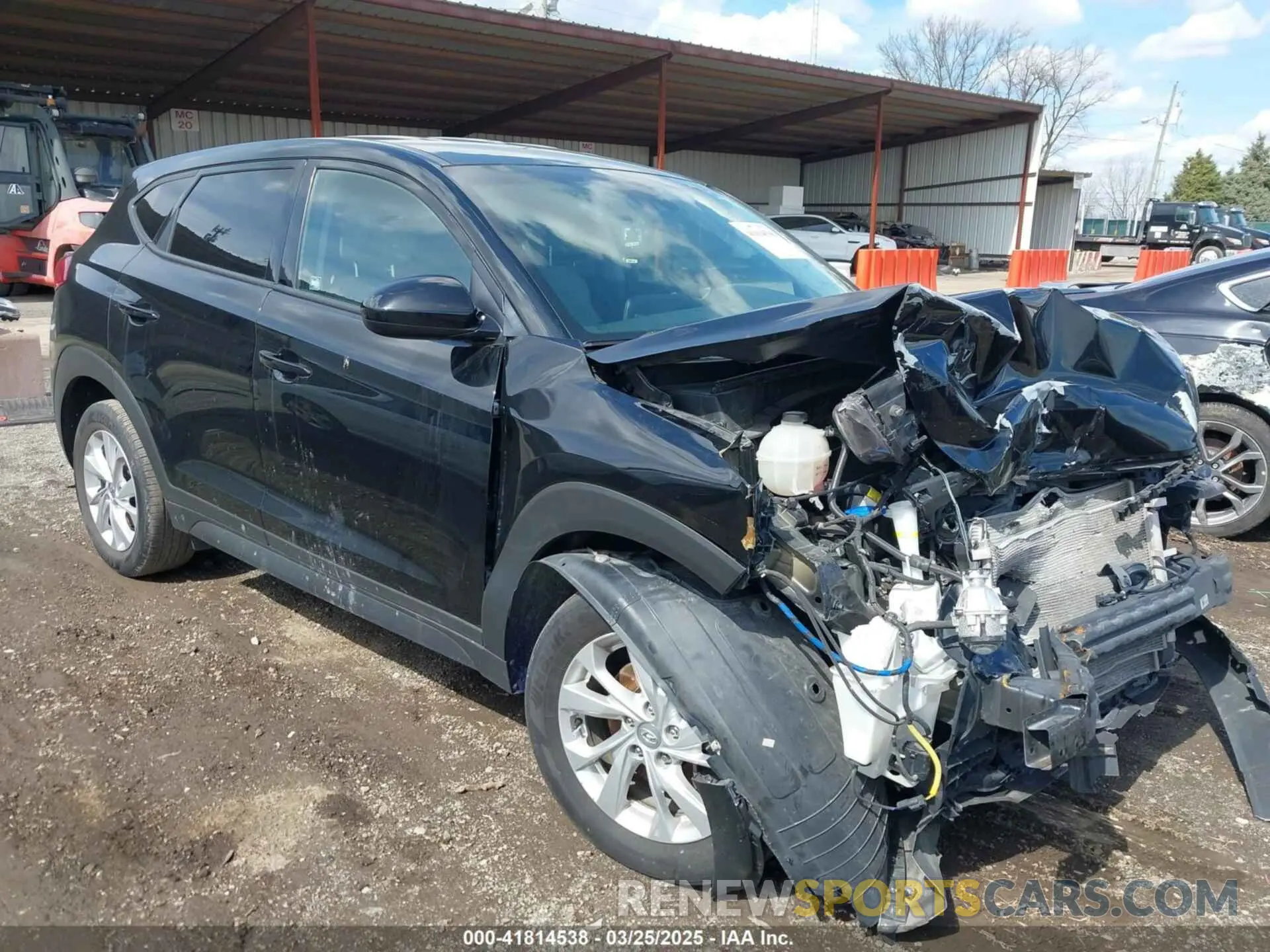 1 Photograph of a damaged car KM8J2CA46MU338935 HYUNDAI TUCSON 2021