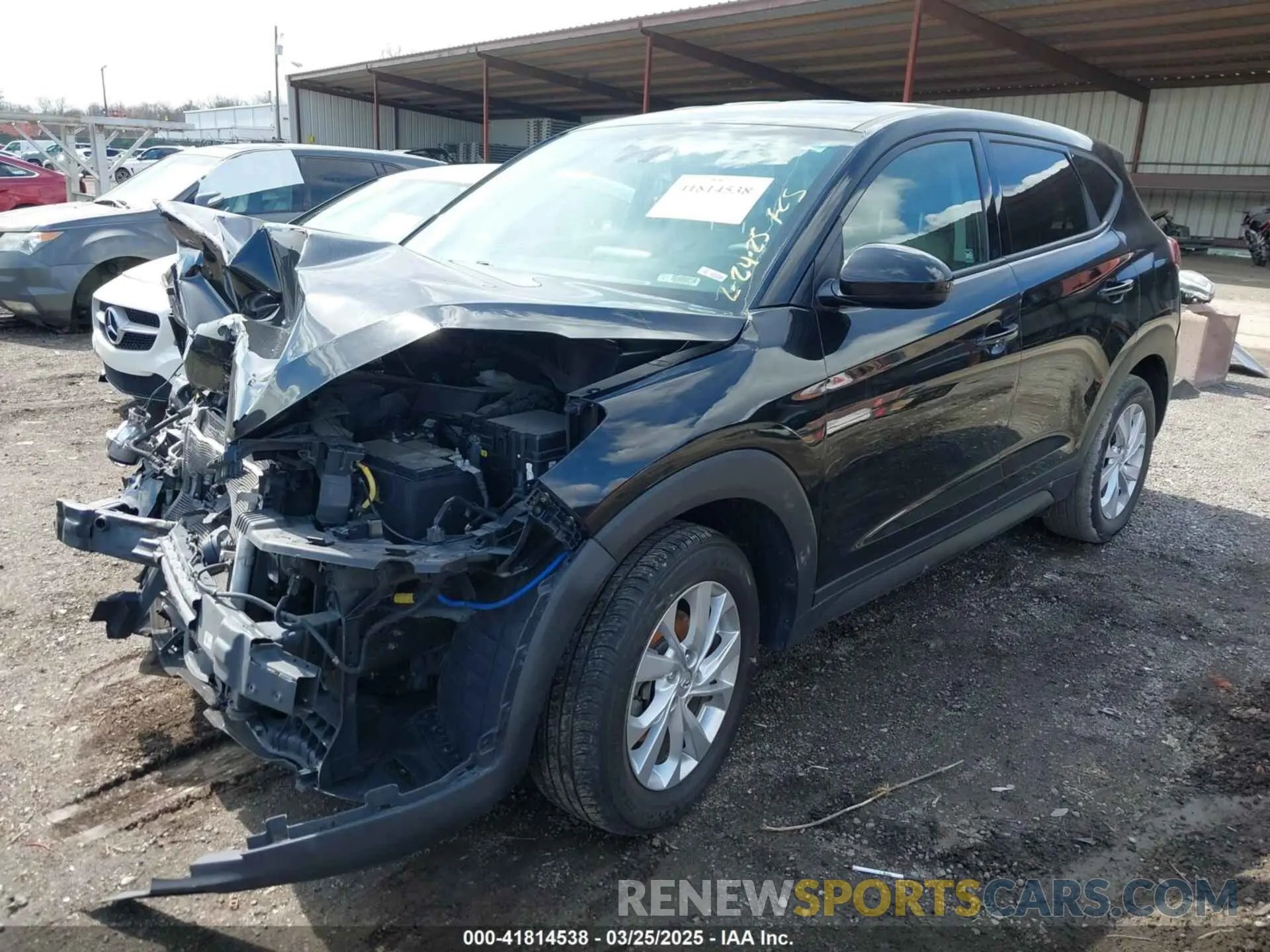 2 Photograph of a damaged car KM8J2CA46MU338935 HYUNDAI TUCSON 2021