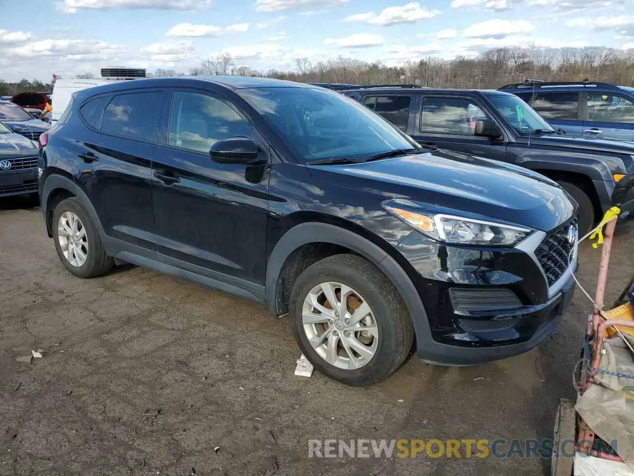 4 Photograph of a damaged car KM8J2CA47MU344758 HYUNDAI TUCSON 2021