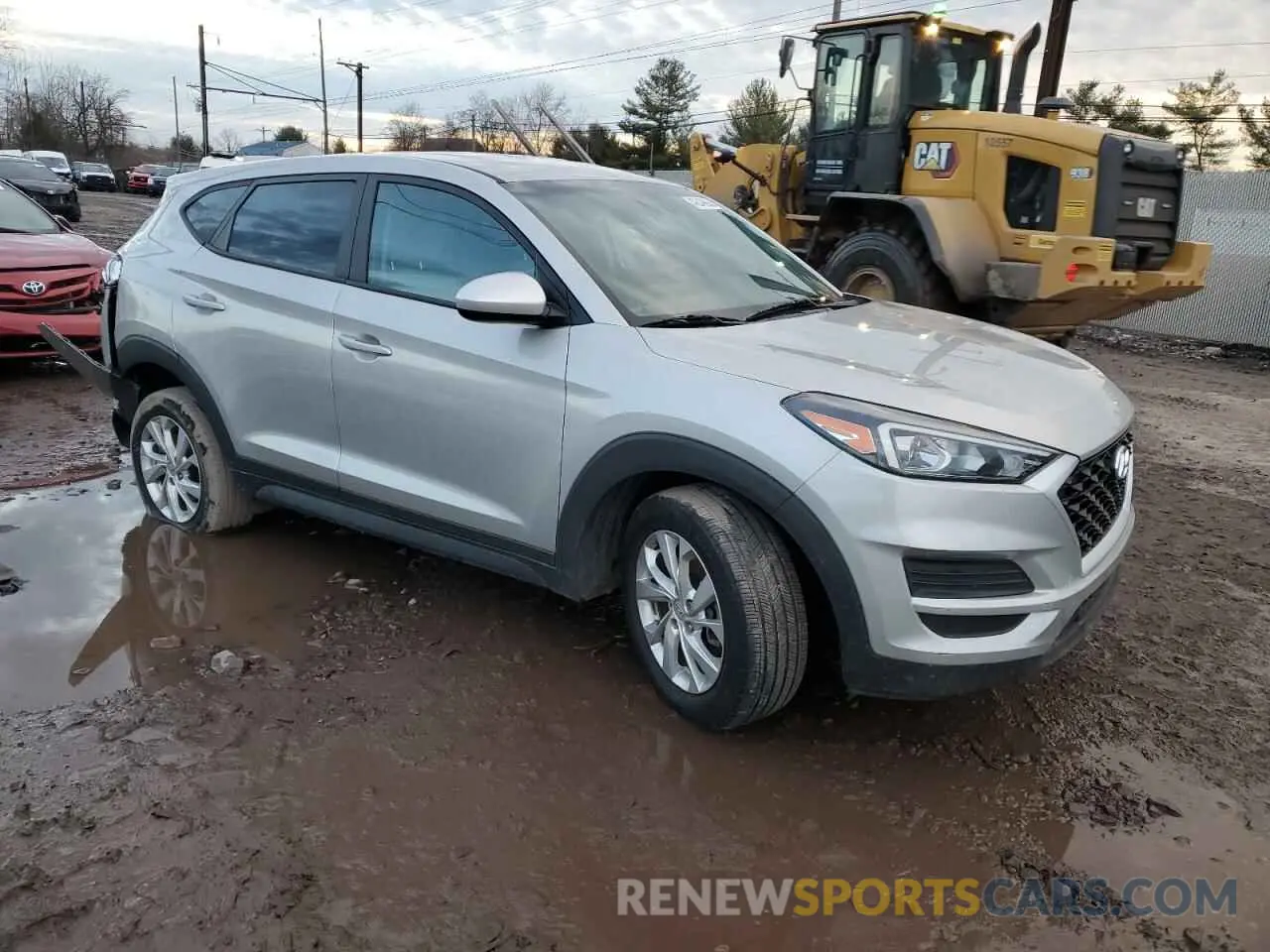 4 Photograph of a damaged car KM8J2CA48MU375176 HYUNDAI TUCSON 2021