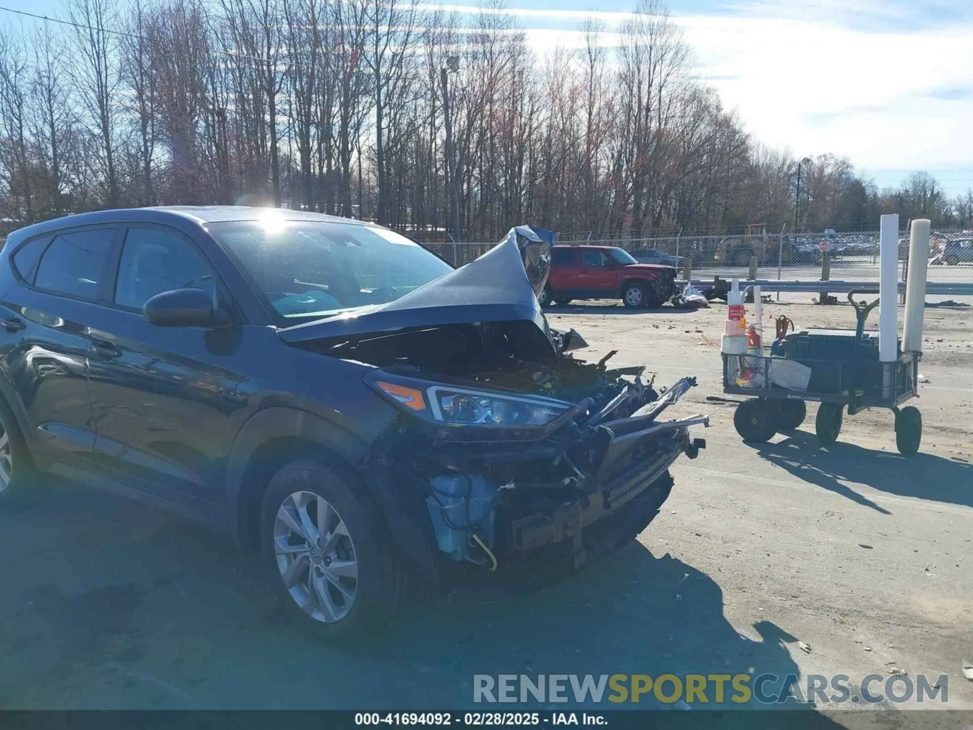 1 Photograph of a damaged car KM8J2CA49MU332899 HYUNDAI TUCSON 2021