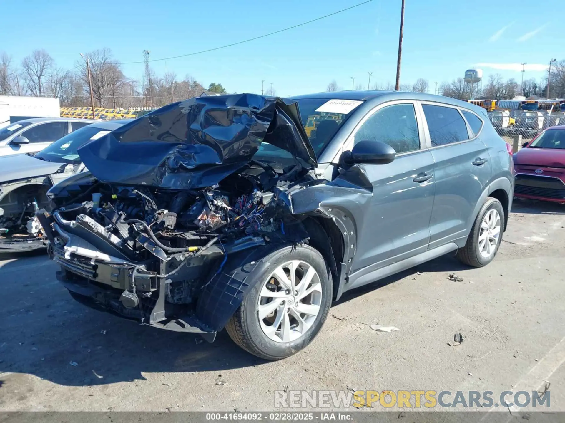 2 Photograph of a damaged car KM8J2CA49MU332899 HYUNDAI TUCSON 2021