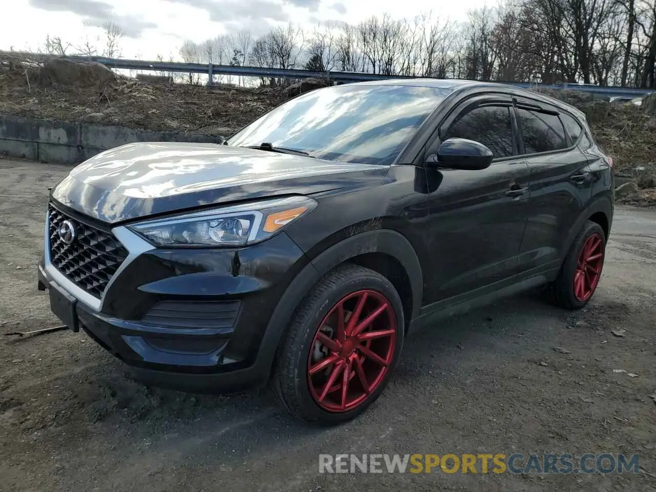 1 Photograph of a damaged car KM8J2CA49MU367930 HYUNDAI TUCSON 2021