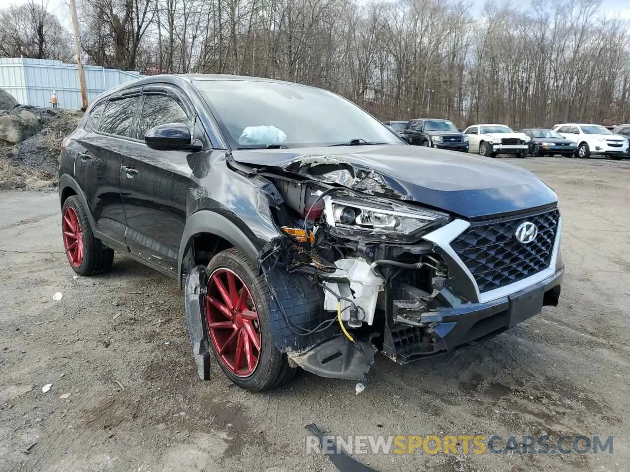 4 Photograph of a damaged car KM8J2CA49MU367930 HYUNDAI TUCSON 2021