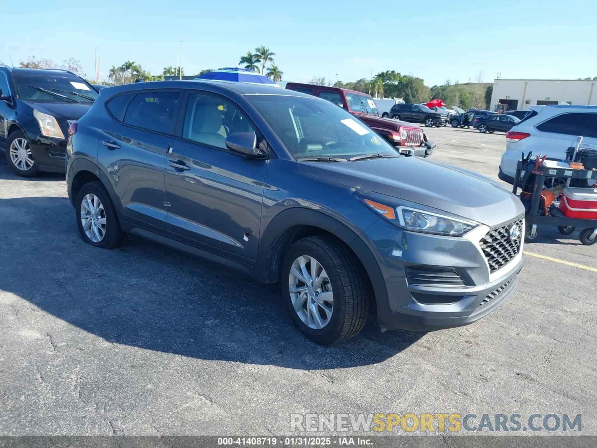 1 Photograph of a damaged car KM8J2CA49MU387658 HYUNDAI TUCSON 2021