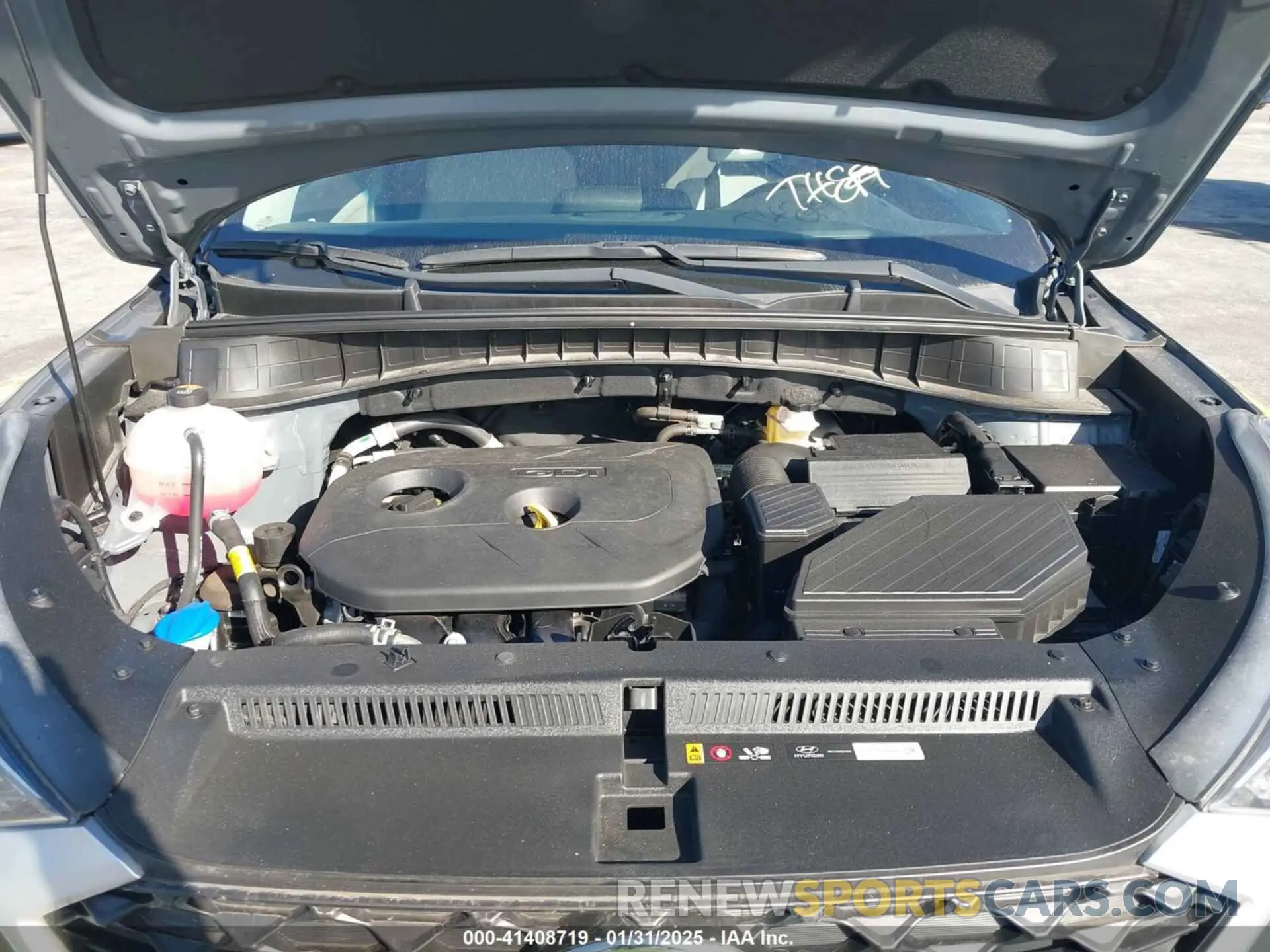 10 Photograph of a damaged car KM8J2CA49MU387658 HYUNDAI TUCSON 2021