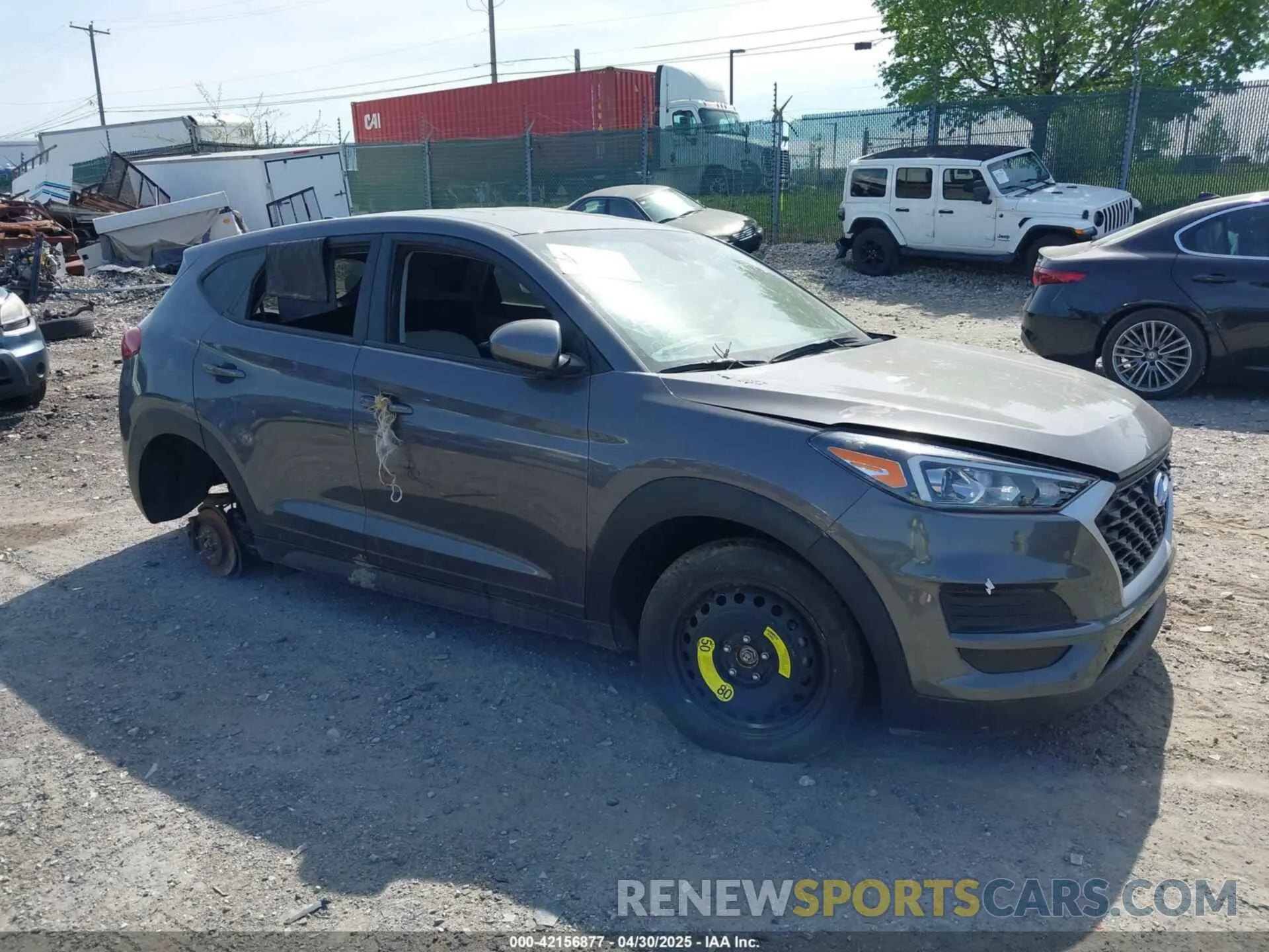 1 Photograph of a damaged car KM8J2CA49MU390950 HYUNDAI TUCSON 2021